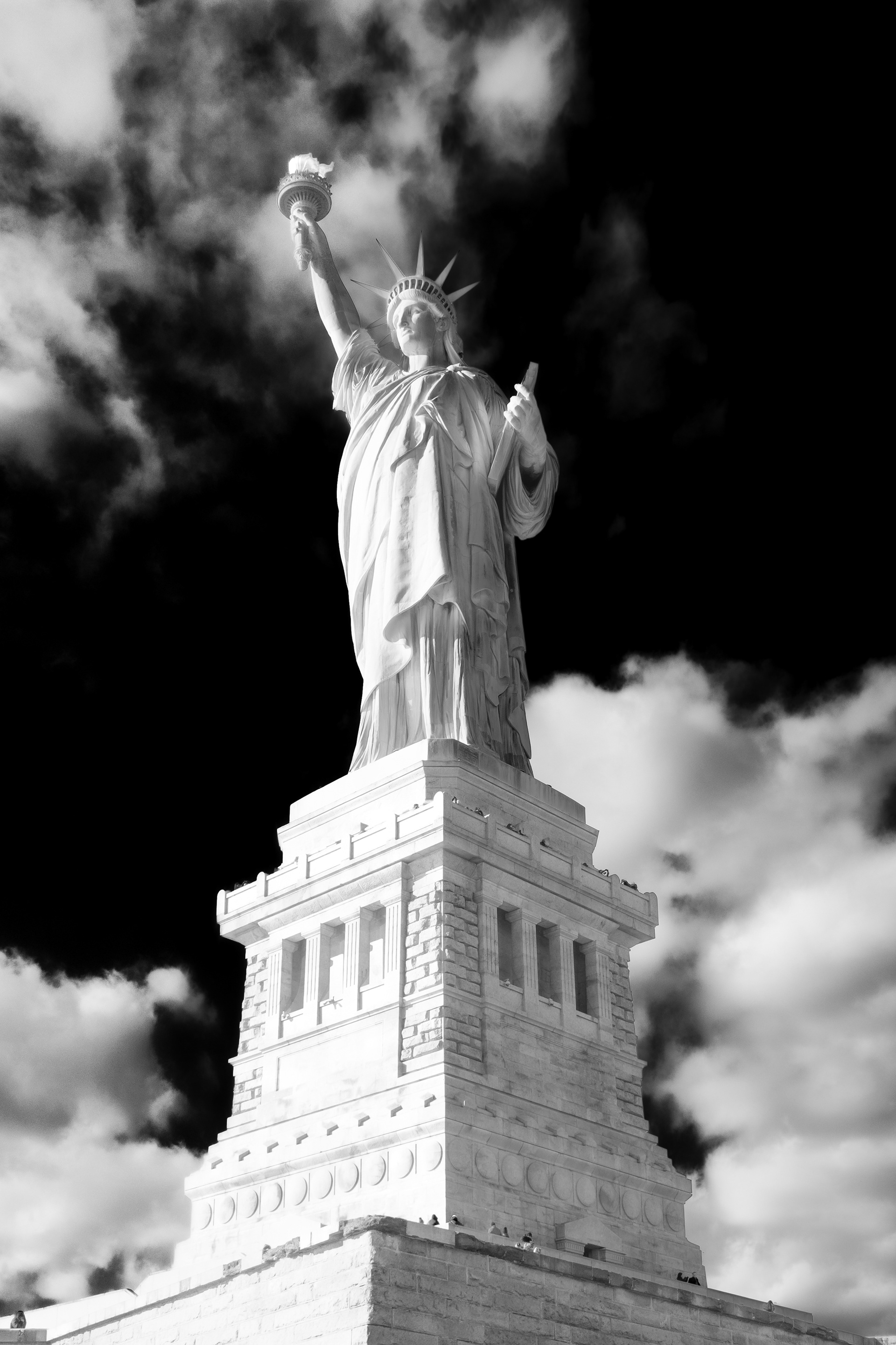 Lady Liberty (Digital B&W IR conversion)