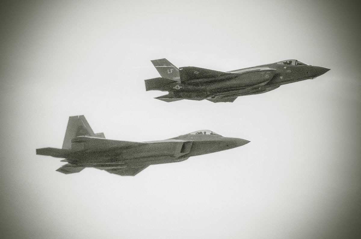 Stealthy Power (F-35 & F-22)