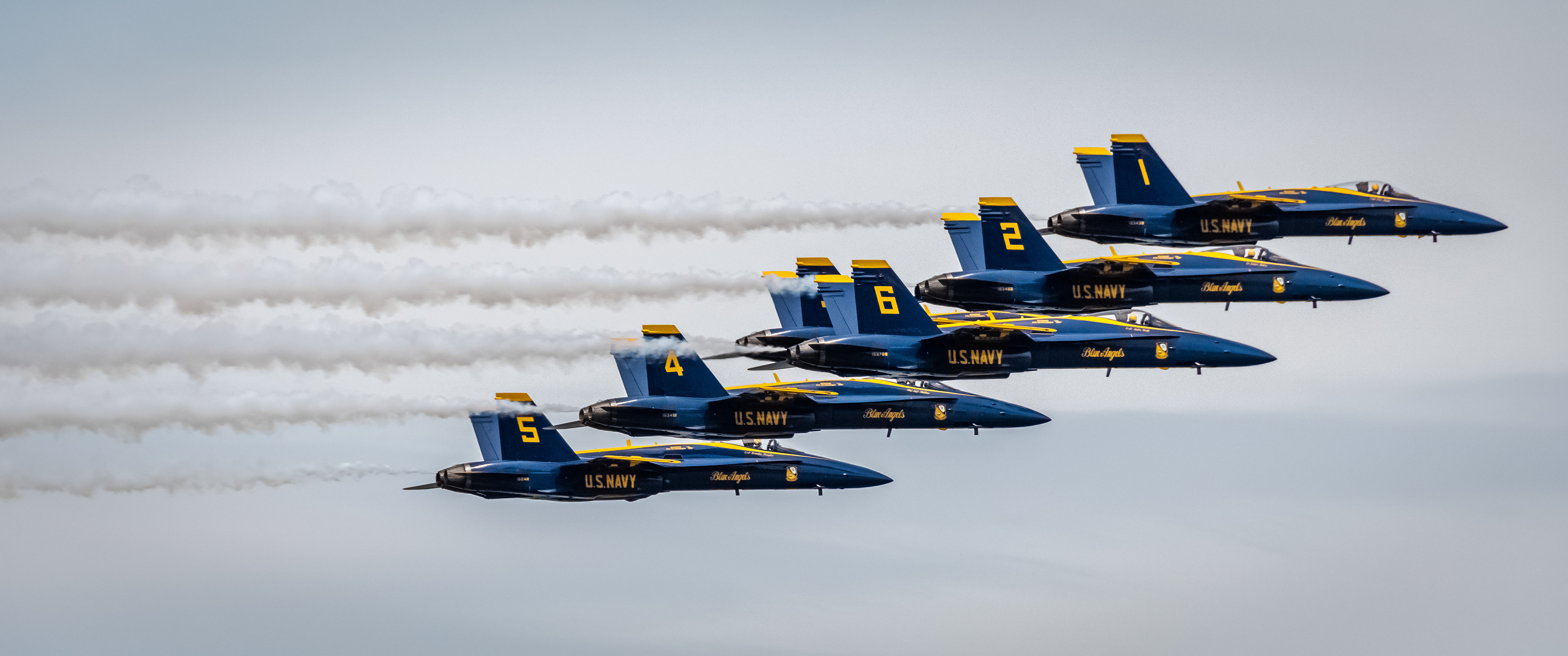 Six Hornets in a Line