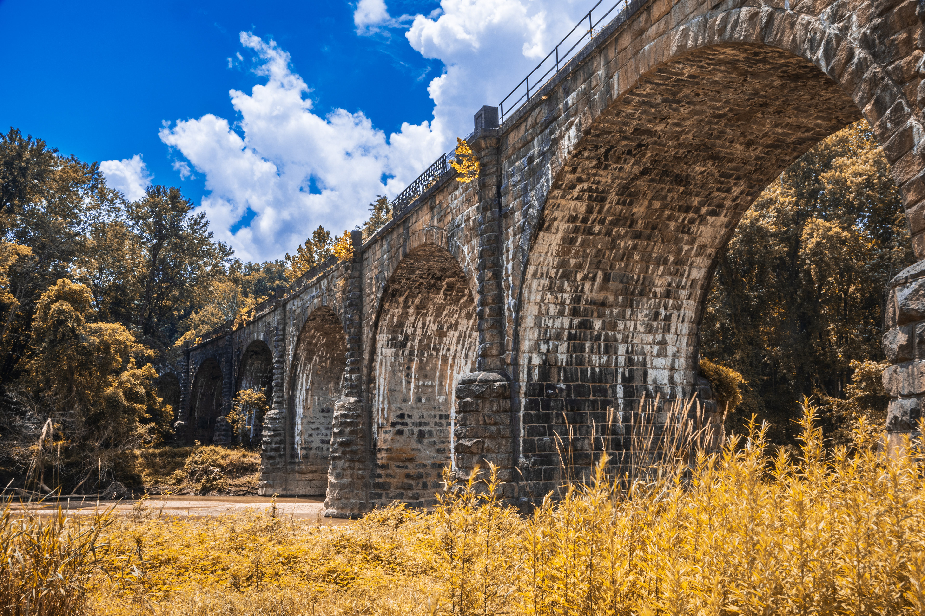 Thomas Viaduct (Digital false color IR conversion)