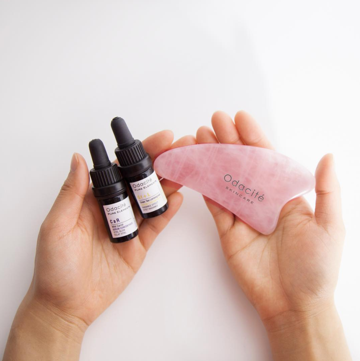 For the launch of Odacité's gua sha.
