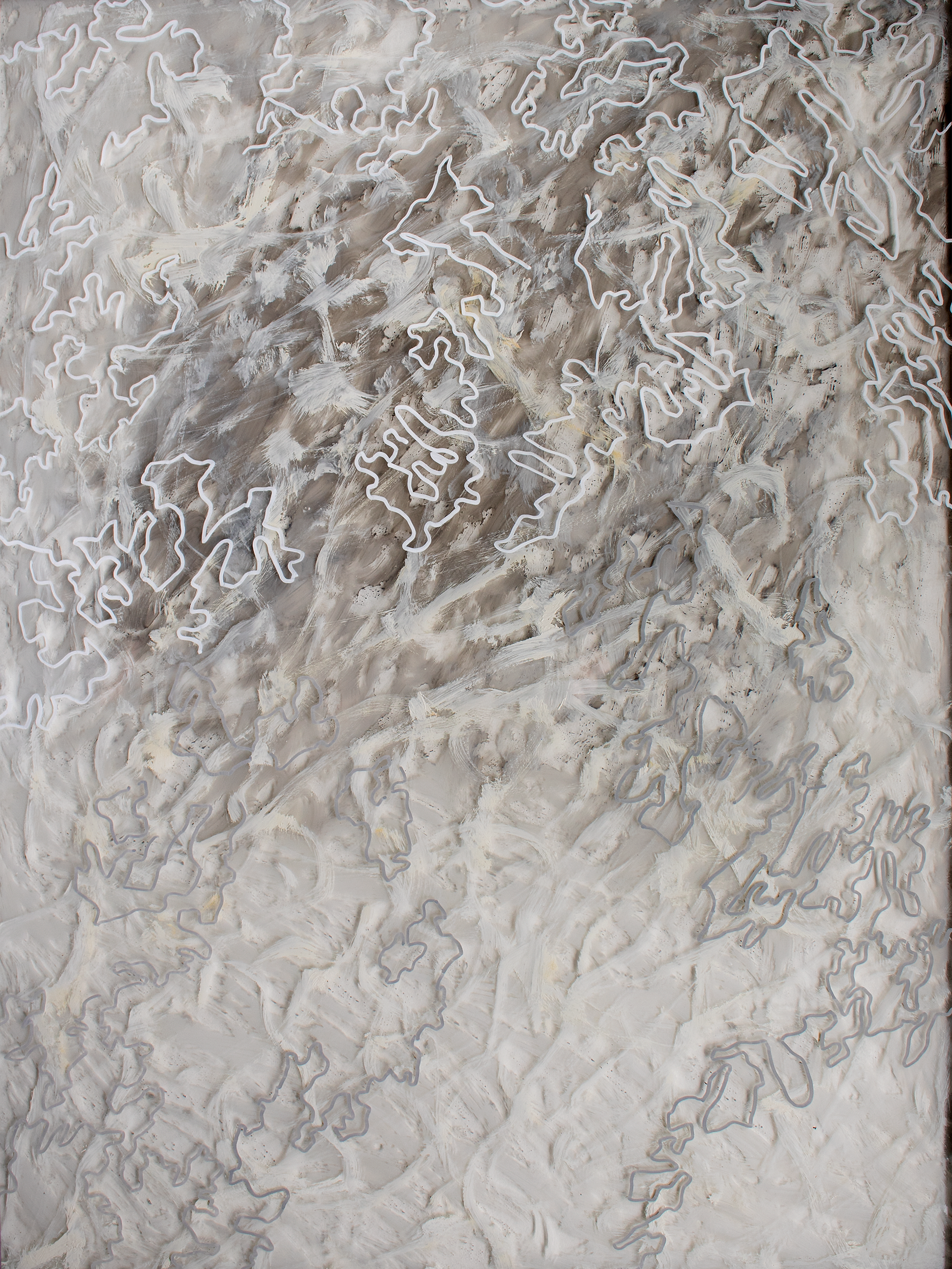 Sublimate (2021) 18"x24", Mixed media