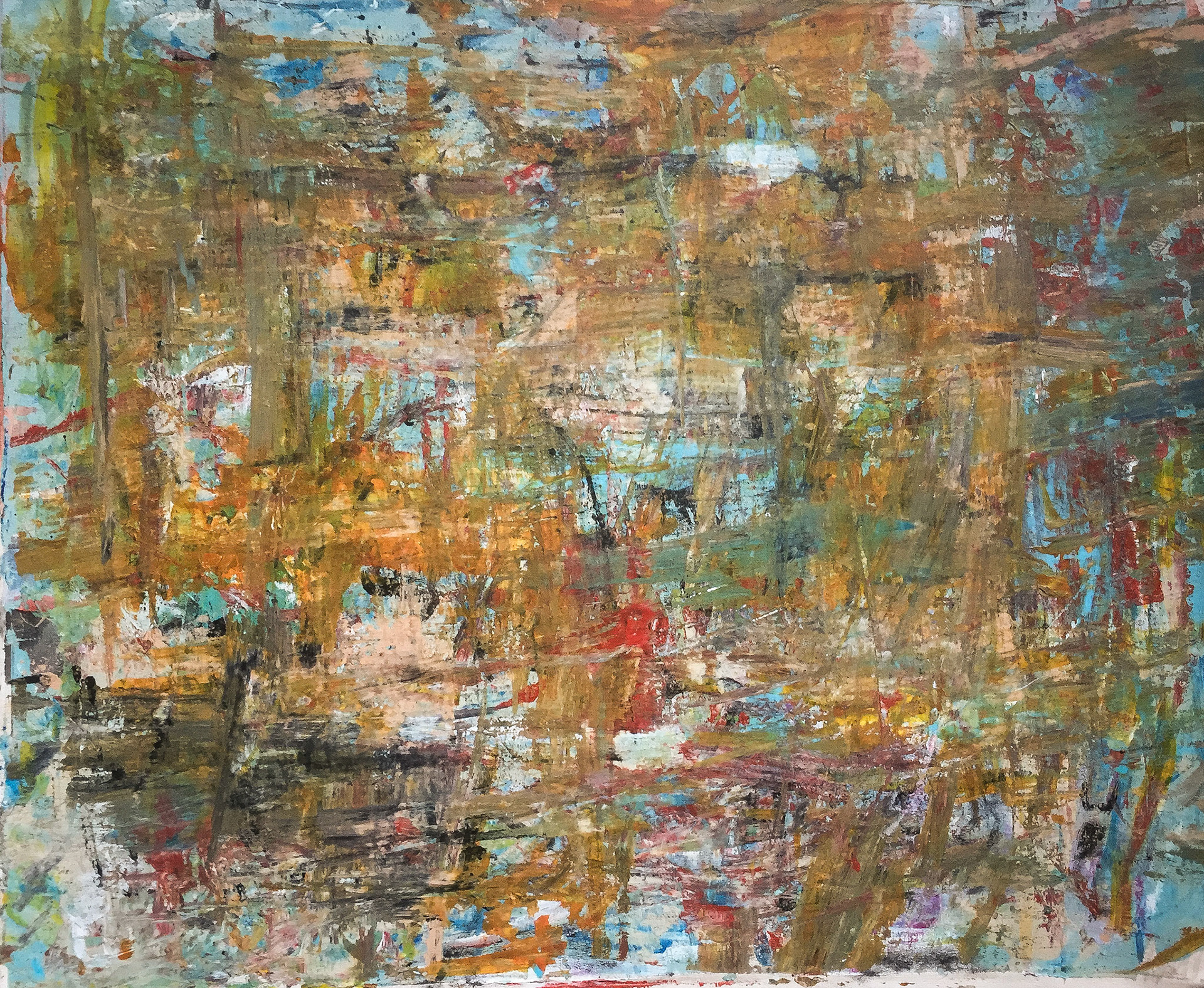 "Hidden forest". 2016. Oil on canvas