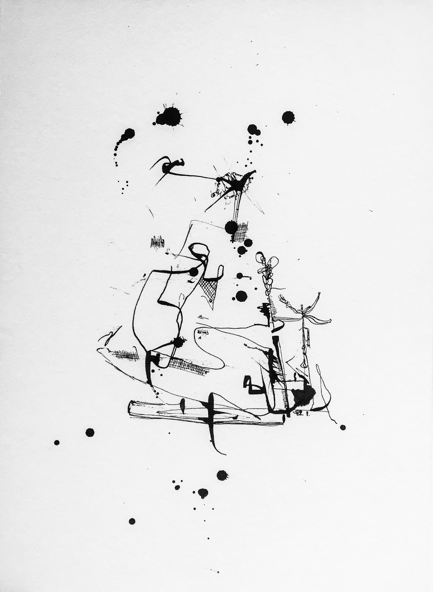 "Oasis" Ink on paper. Berlin 2018