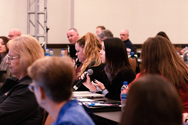 Engagement of attendees during the Q/A section.