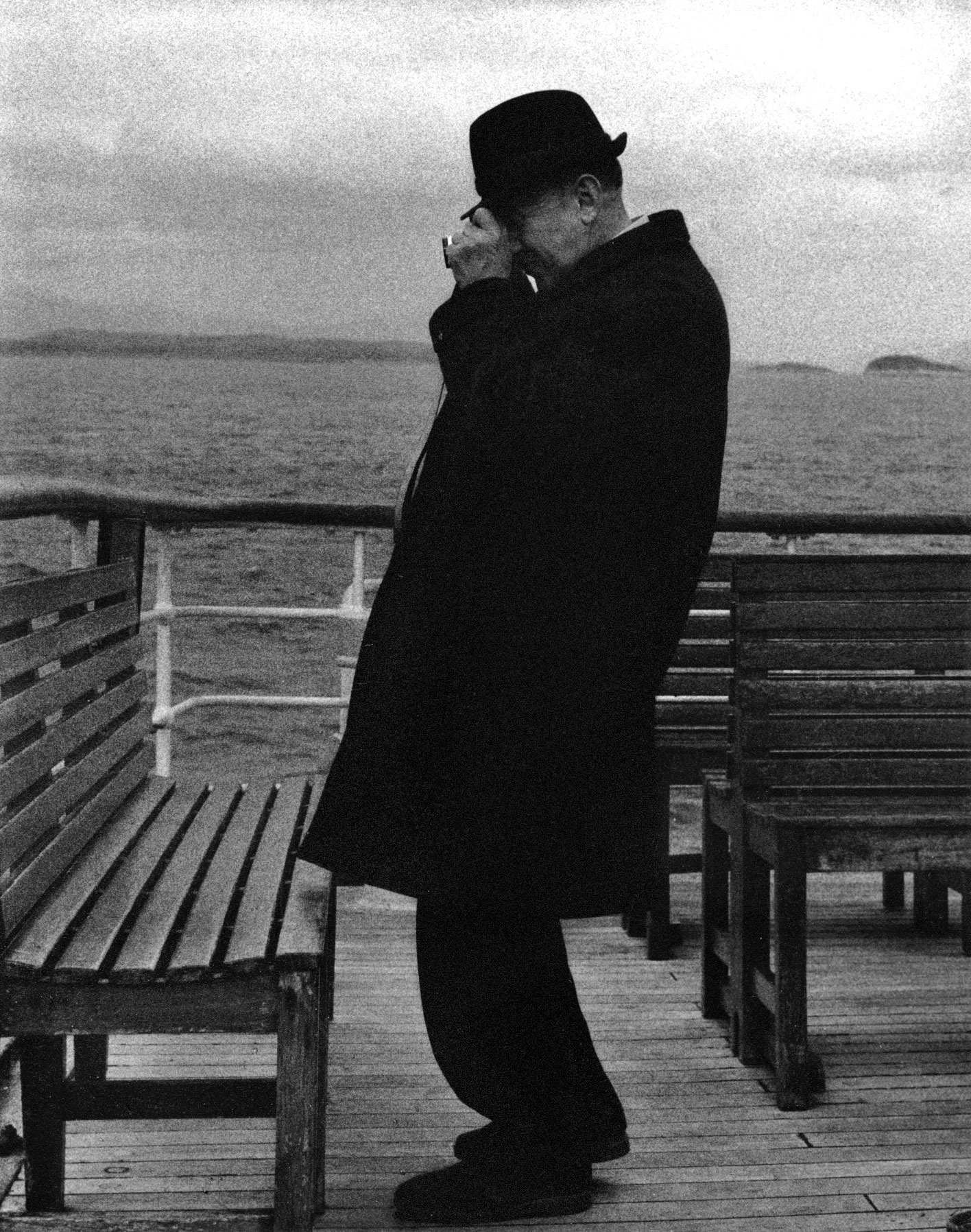 Man Taking Photograph, Western Isles, Scotland, 1974