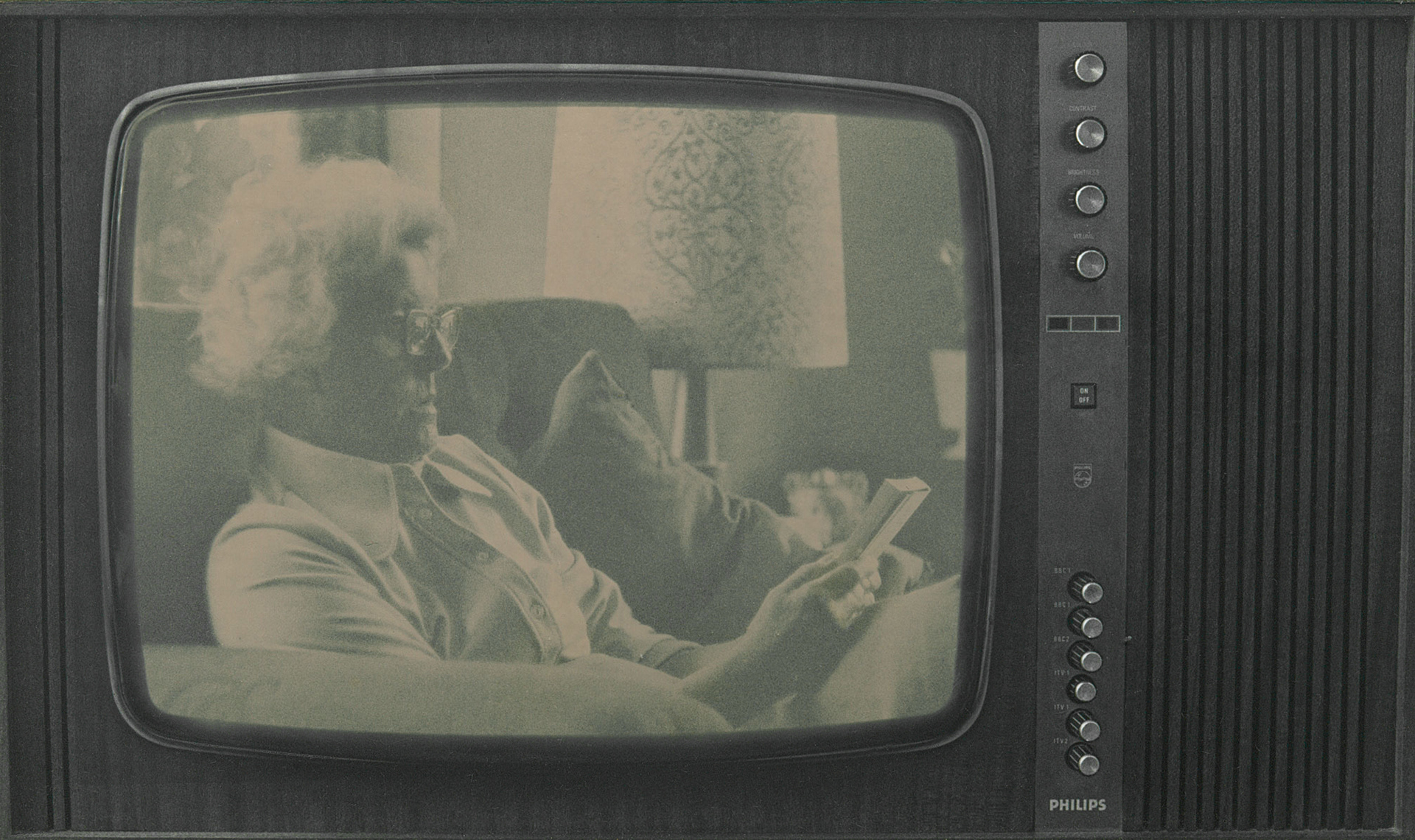 Aunt Ena Watching Telly