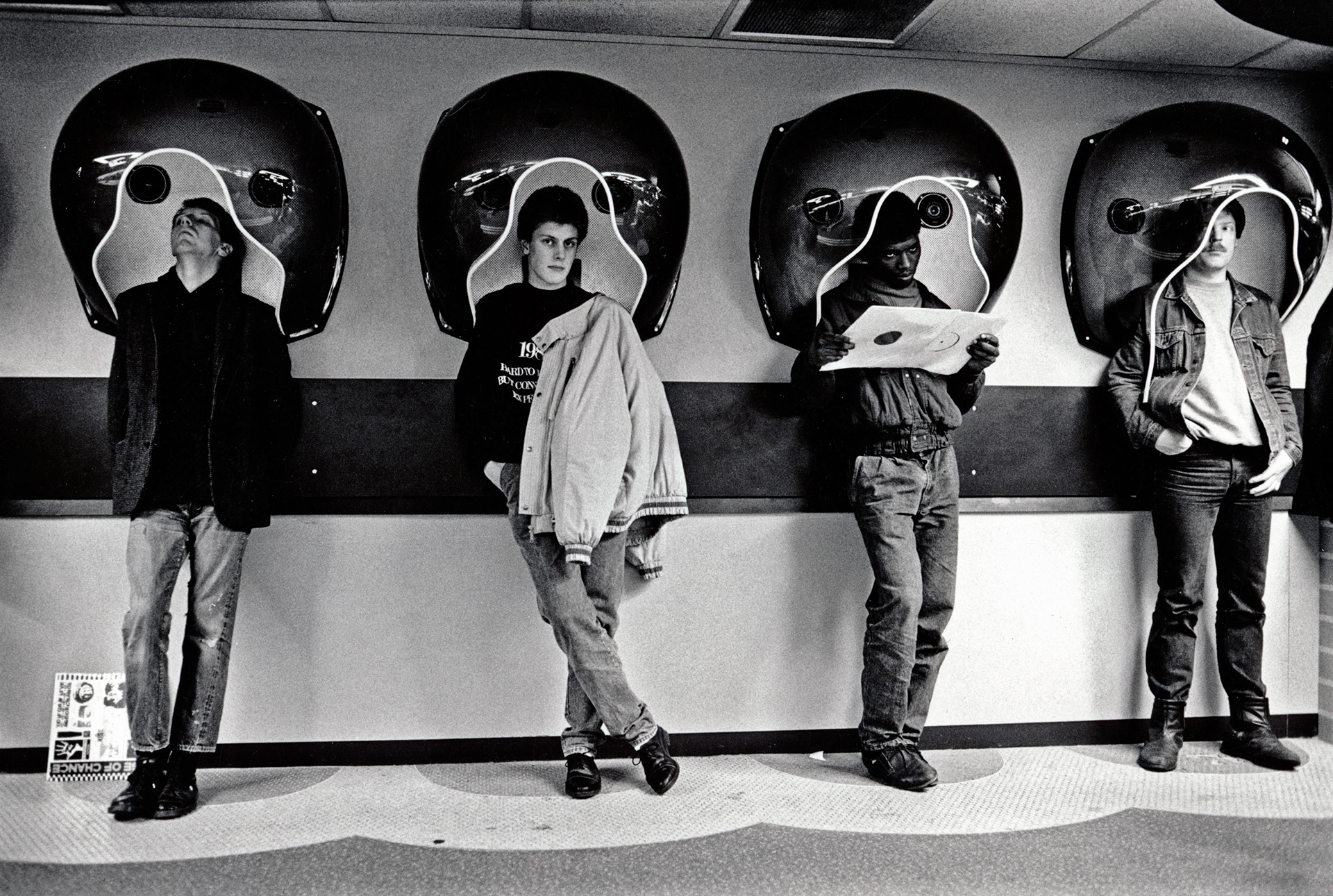 Listening Booths, HMV Oxford Street, 1987
