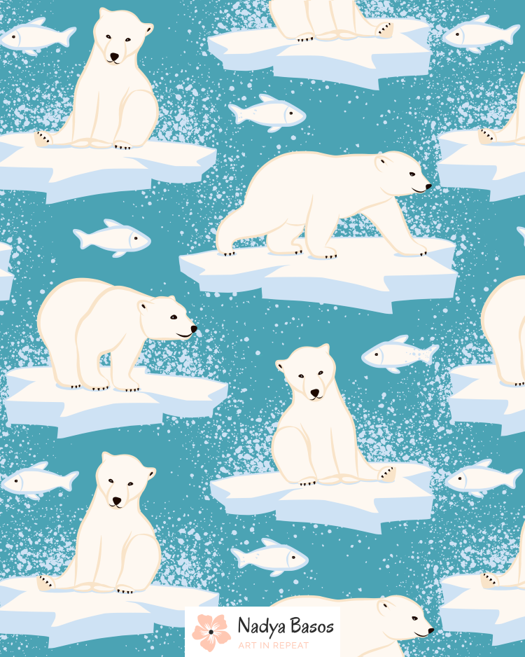 Polar Bears Fishing