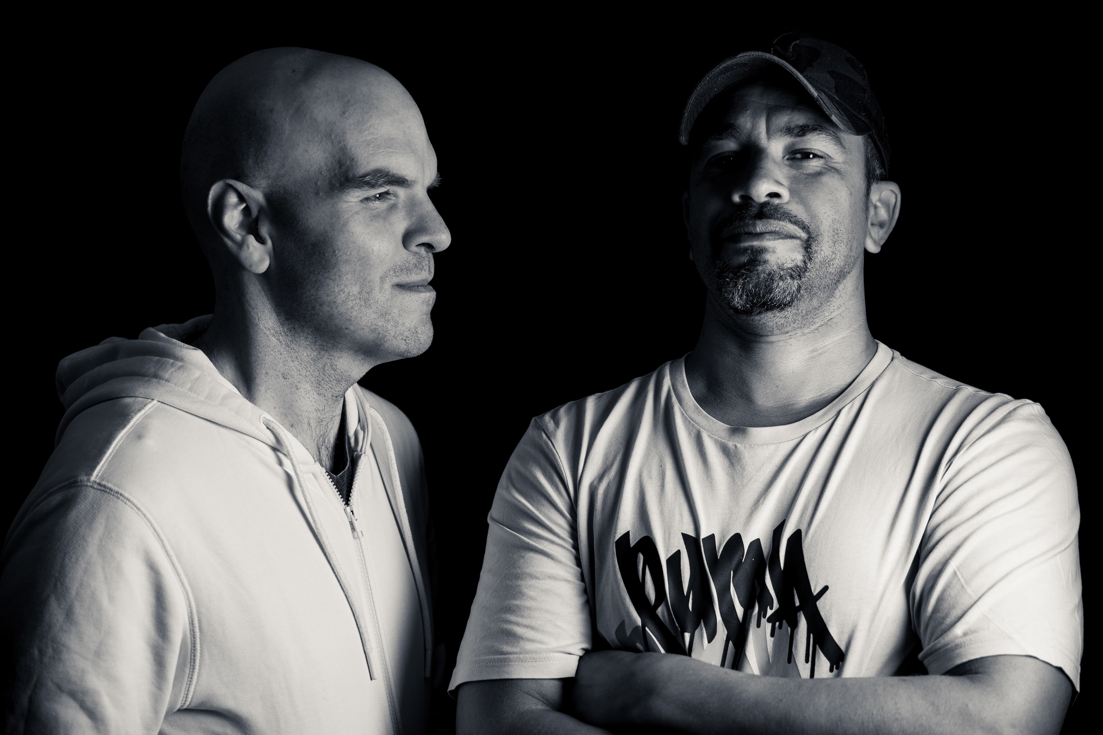 Portrait de Laurent Veronnez (Airwave) & Jay Cee