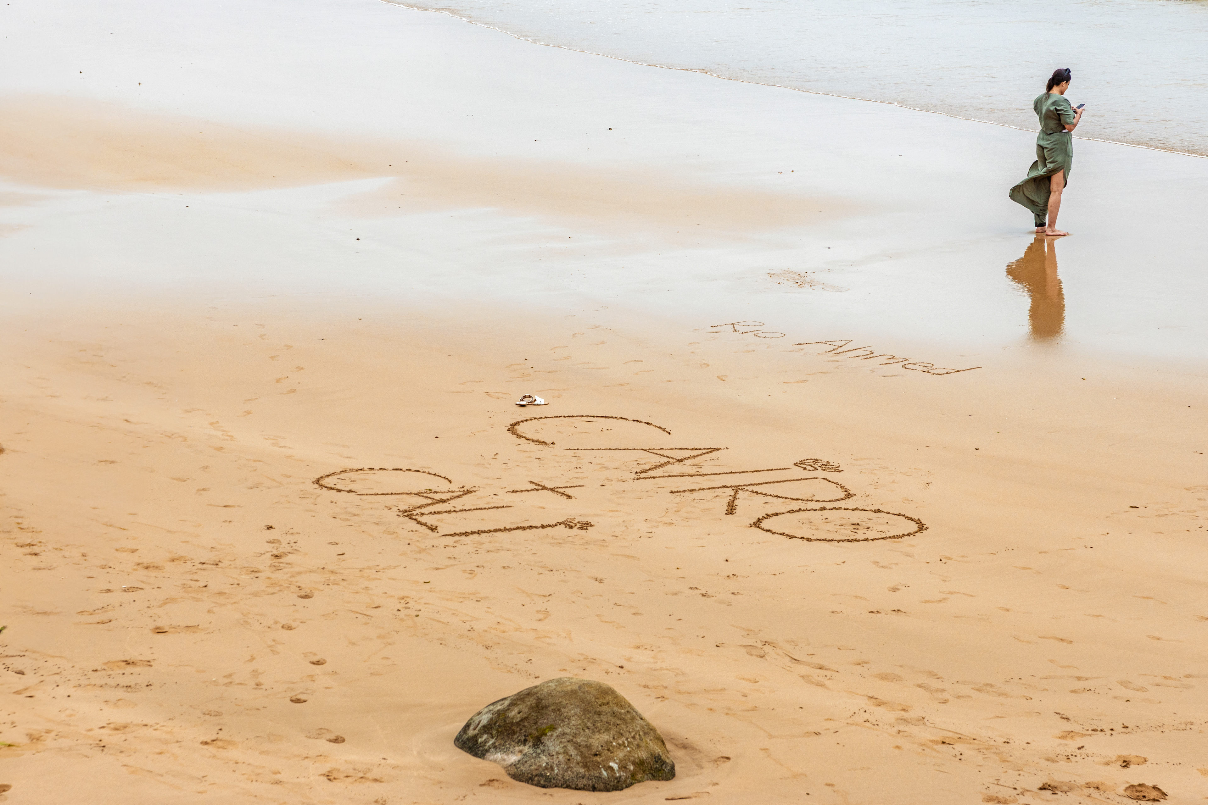 Plage de Taghazout (Maroc)