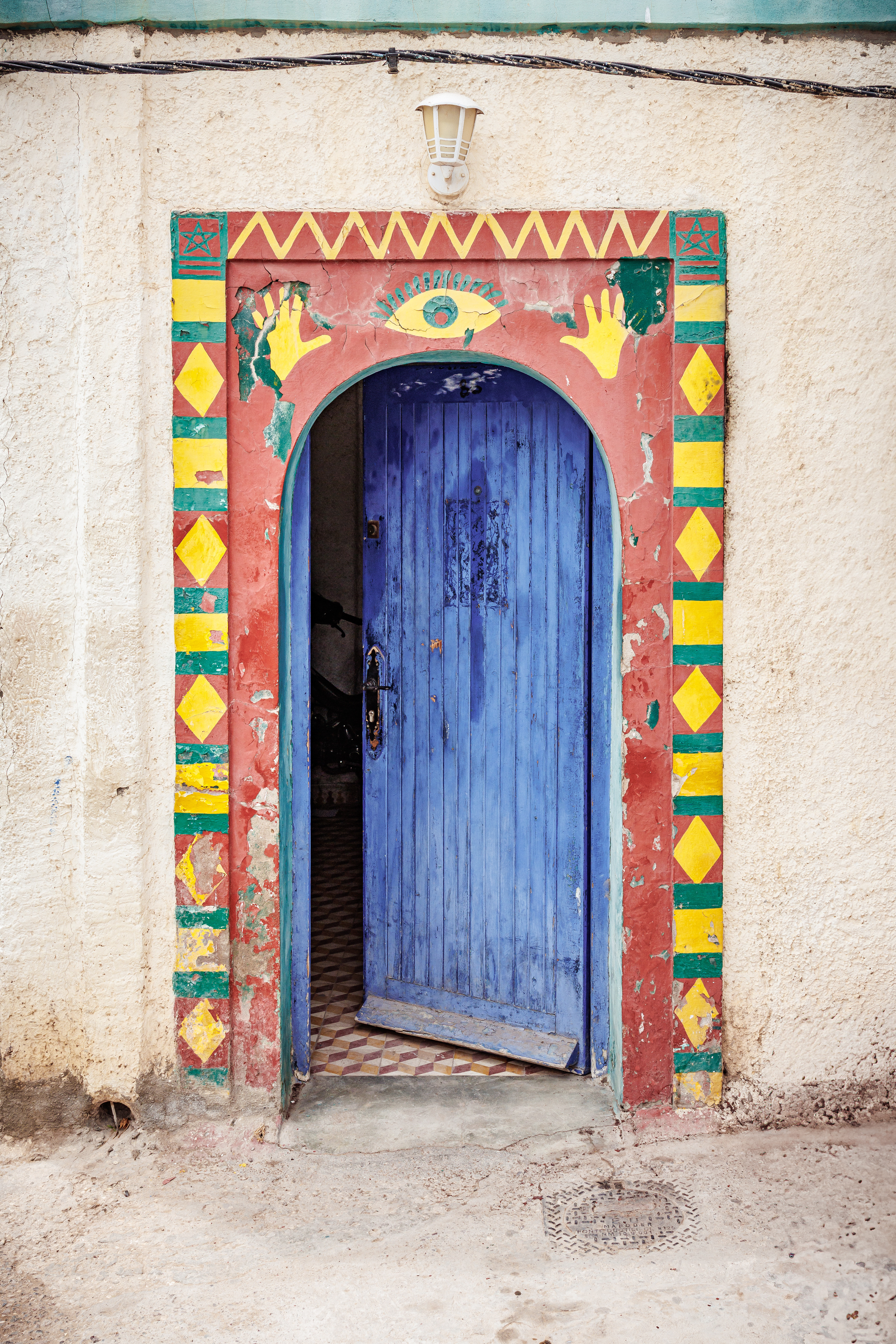 Une porte à Taghazout (Maroc)