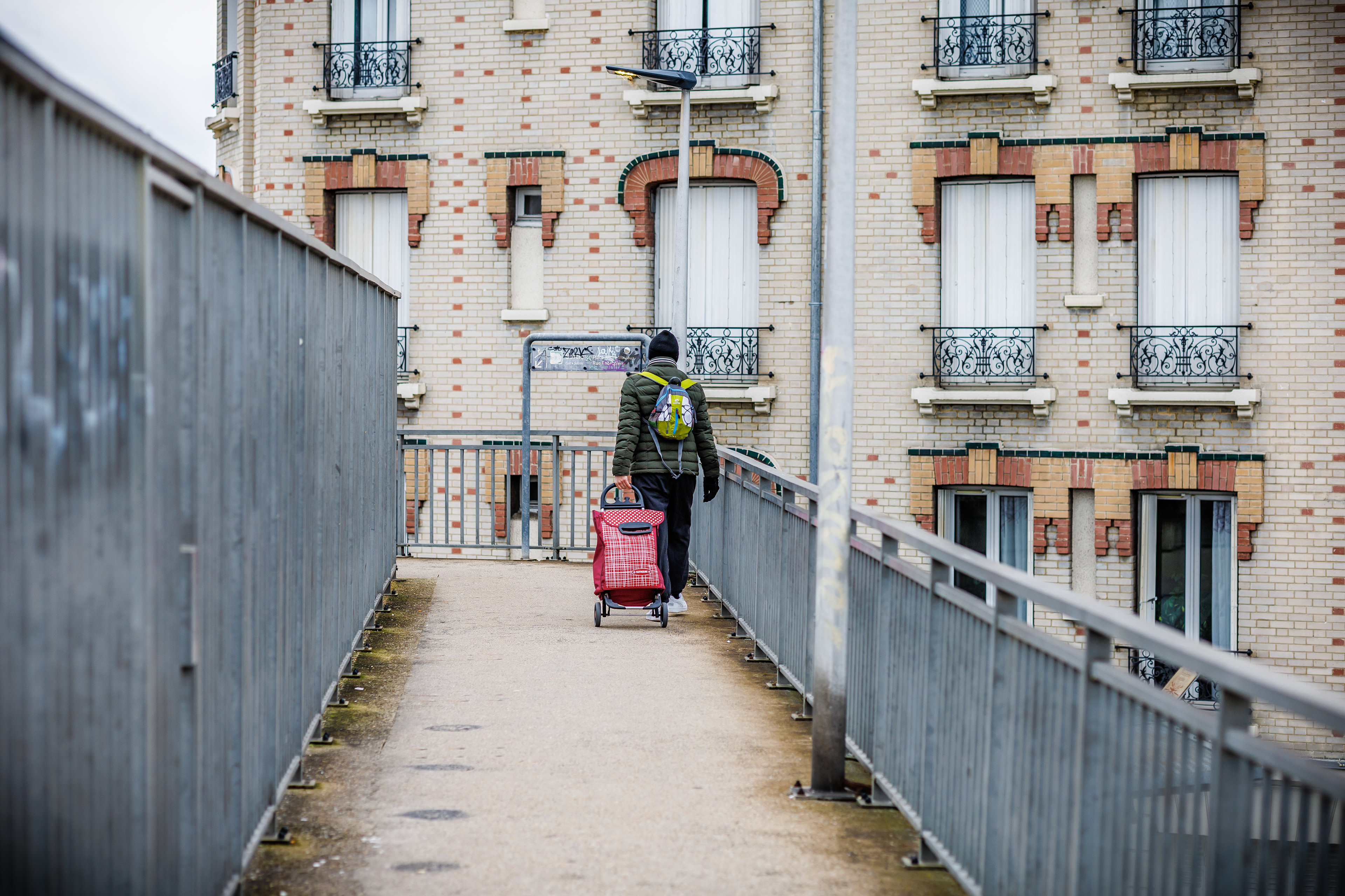 Passerelle, gare de Houilles