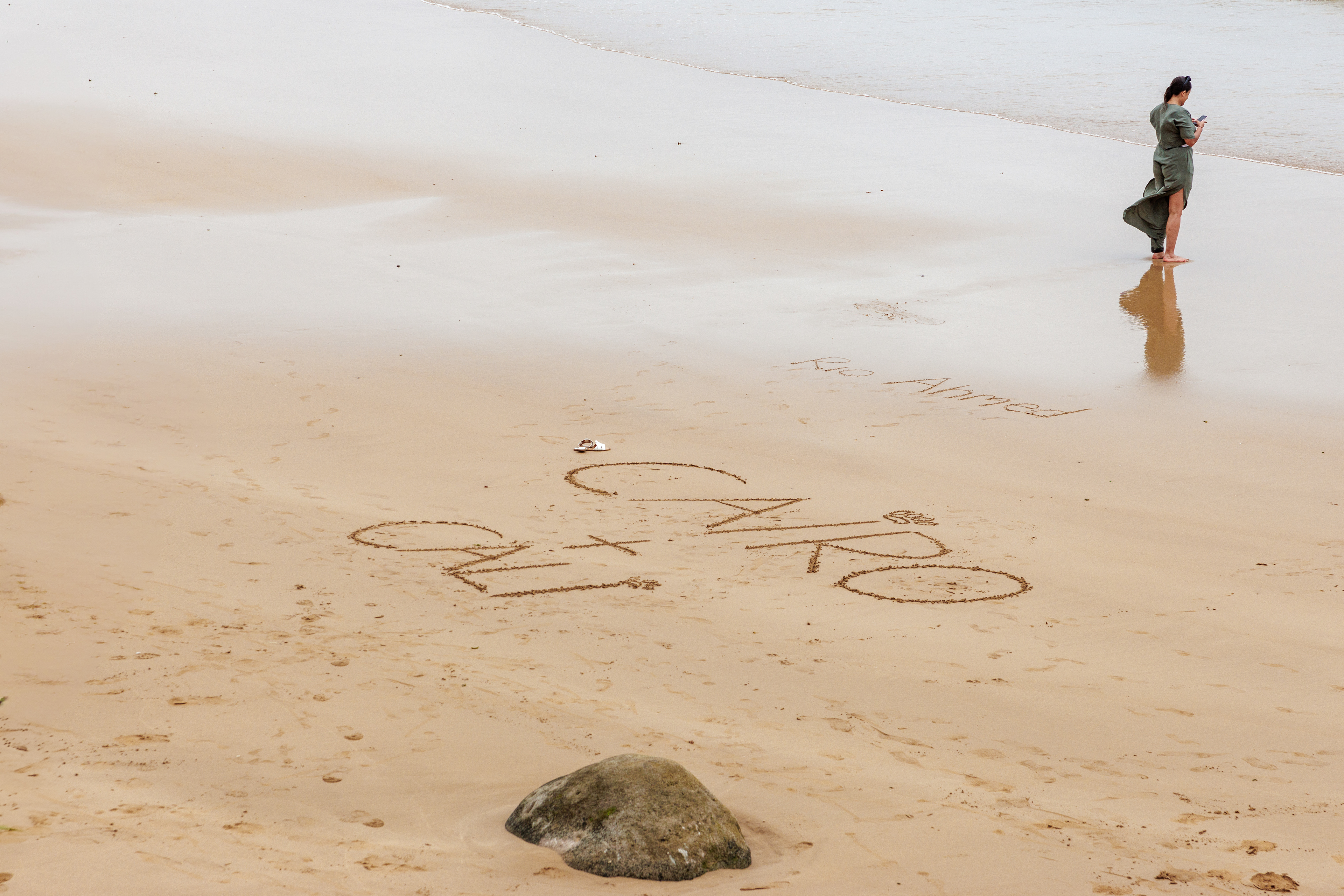Plage de Taghazout (Maroc)