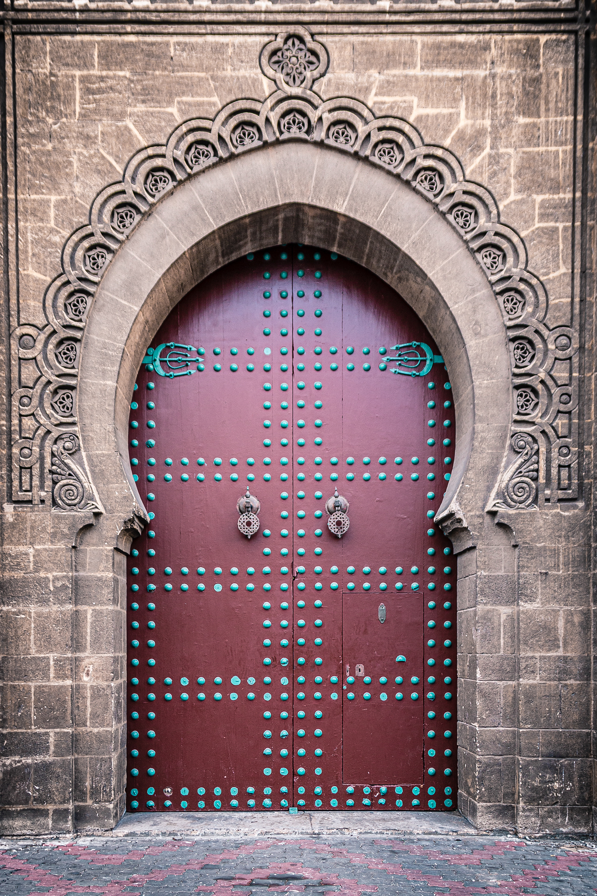 Porte marocaine, quartier Habous (Casablanca)