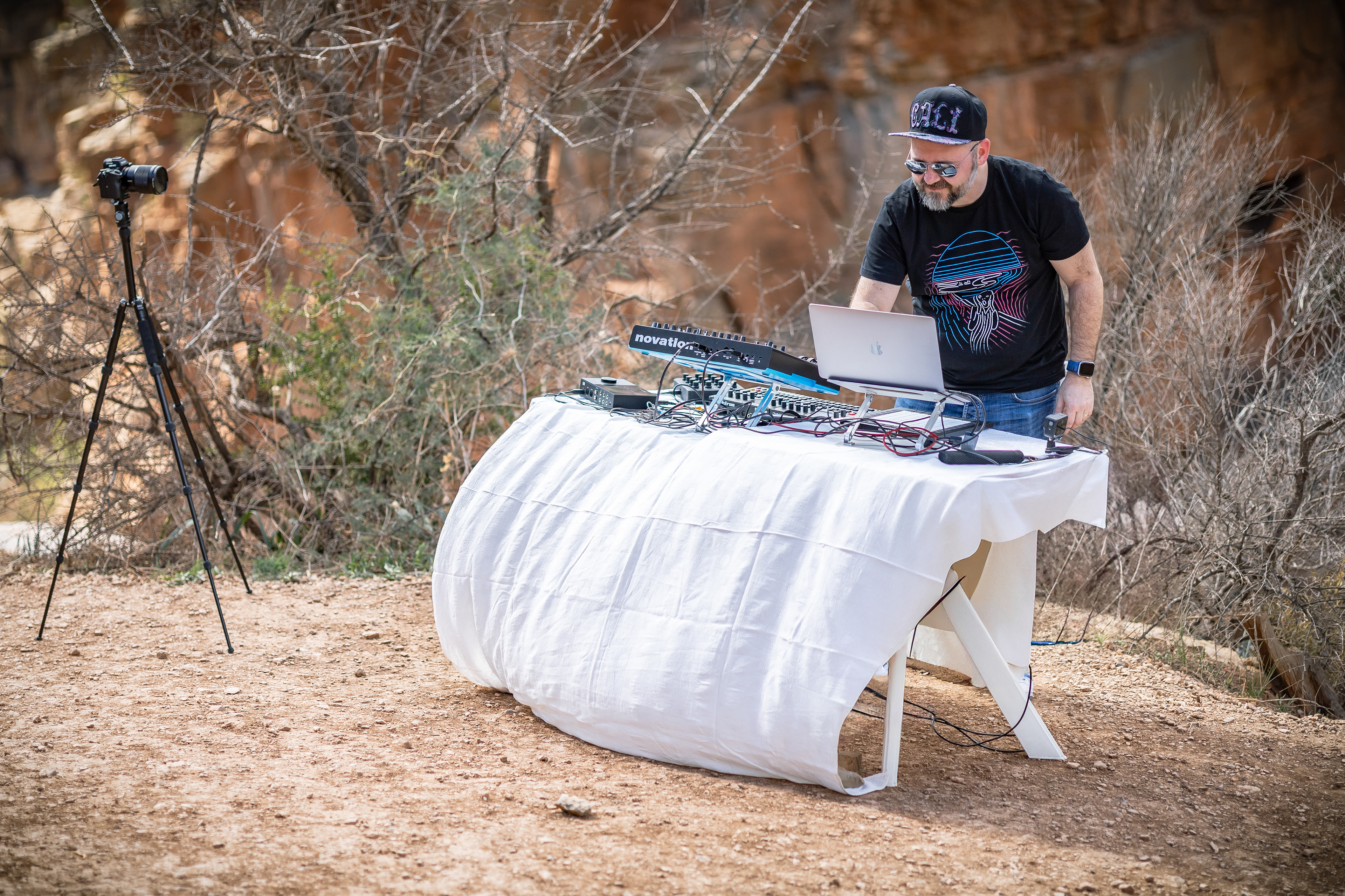 L'artiste KNARF (liveset à Agadir, Maroc)