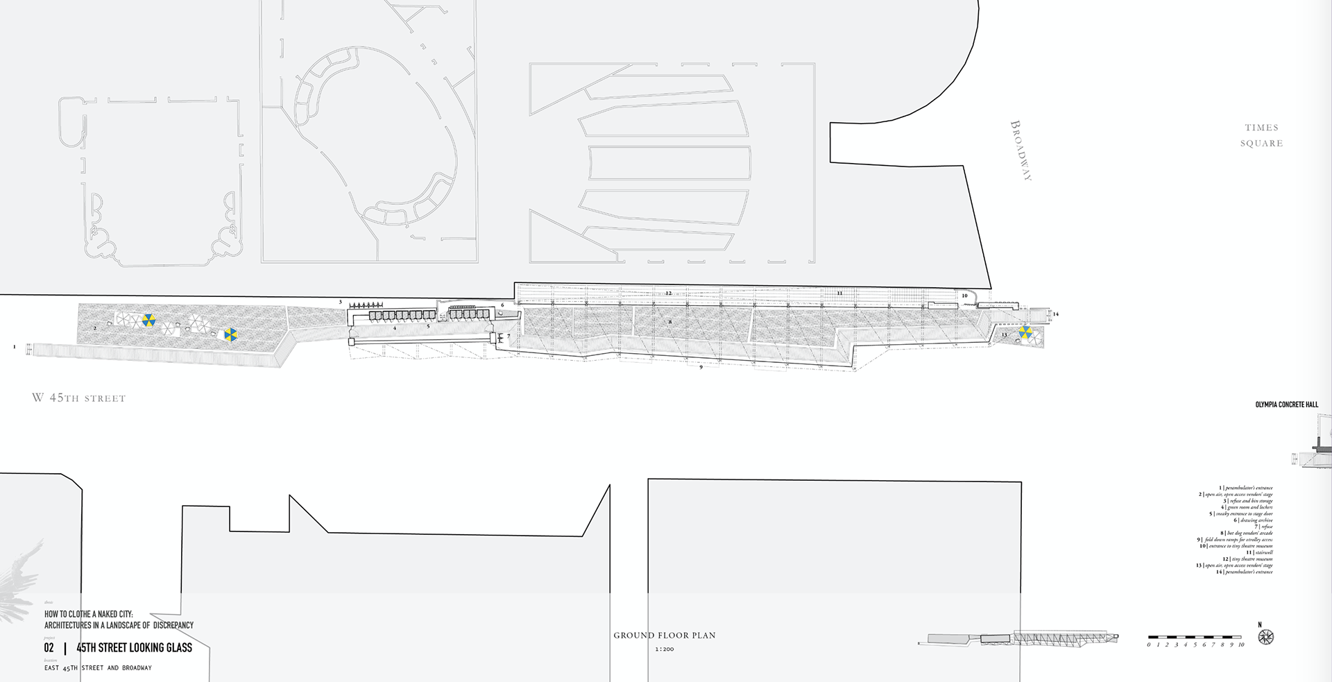 44th Street Glass, Plan