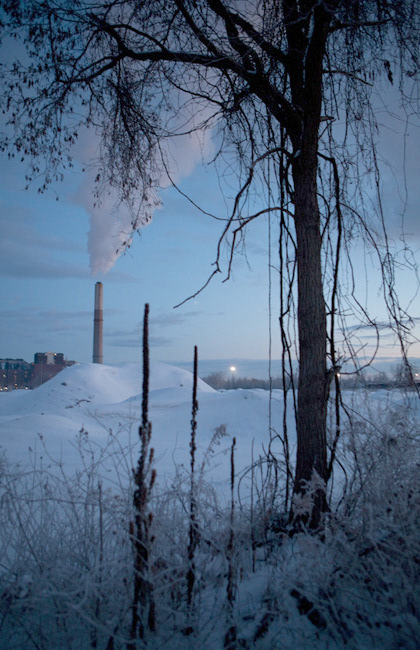 Kalamazoo River. Kalamazoo, Michigan