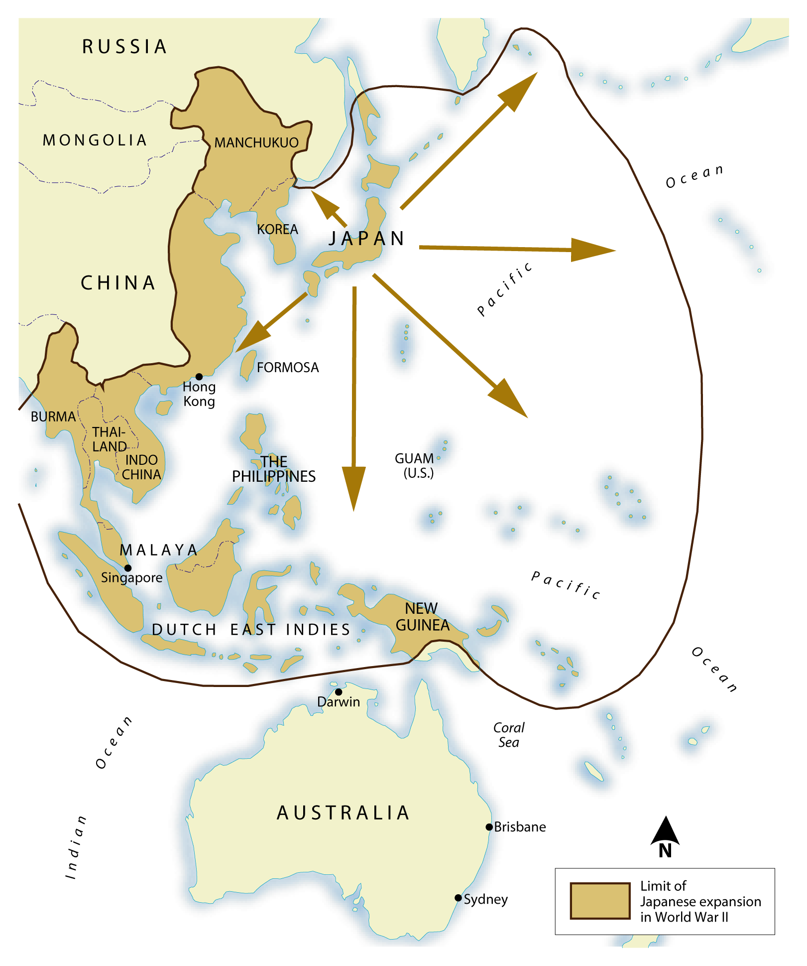 McGraw-Hill Education "Experience of Nationhood" Japanese expansion in WW2