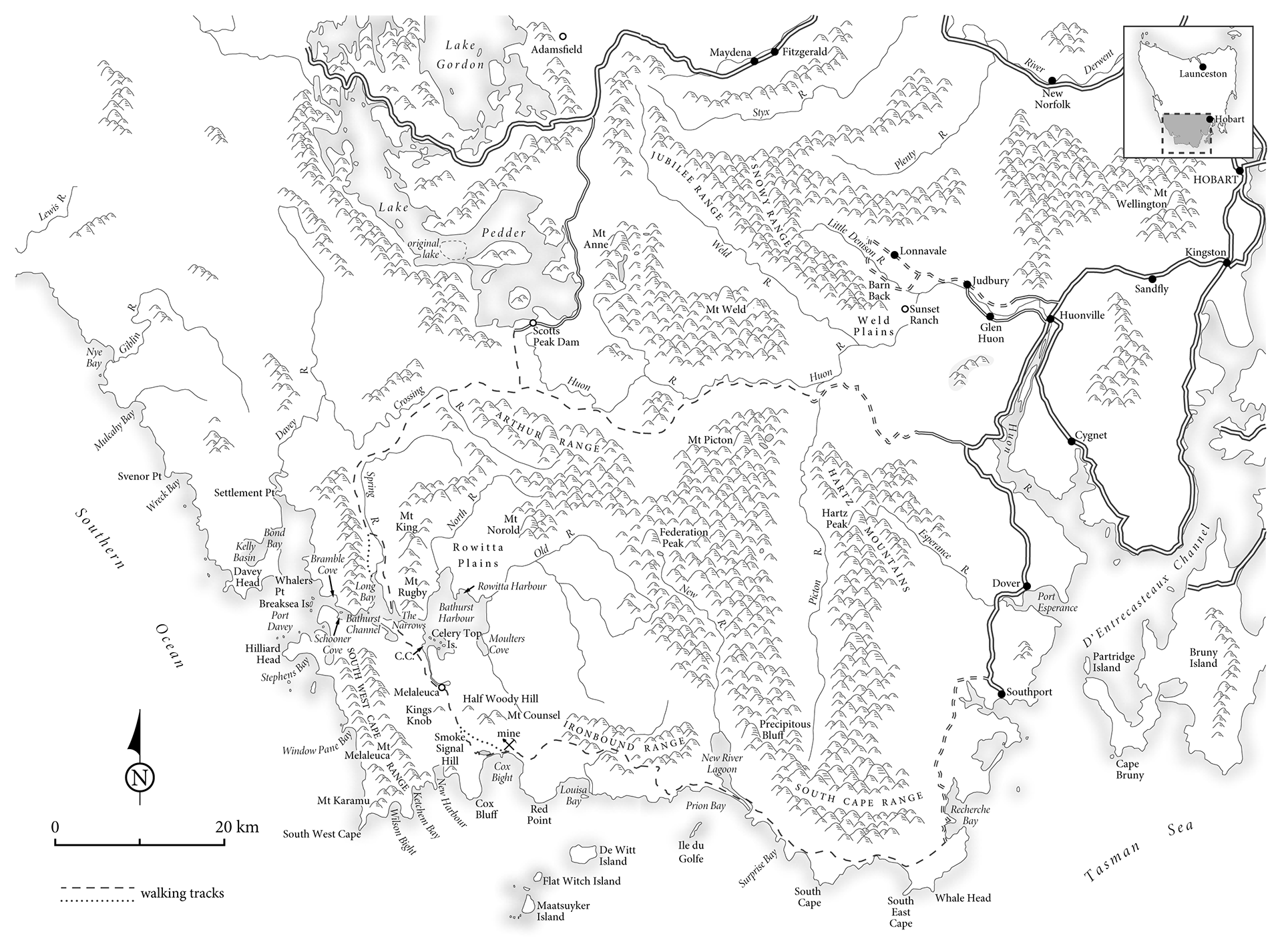 Text Publishing "King of the Wilderness" South-west Tasmania