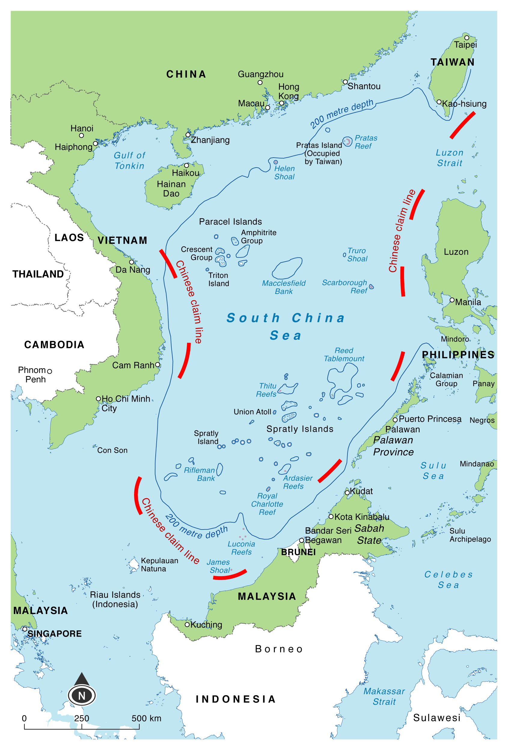 Cambridge University Press "An Introduction to International Relations" The 'Nine dash line'