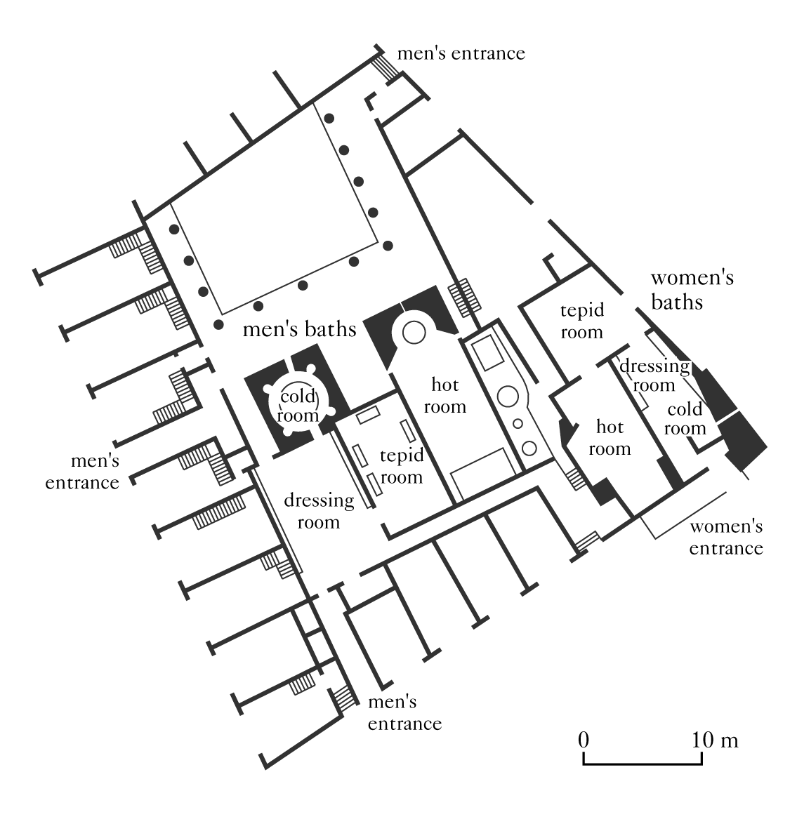 Cambridge University Press "Cities of Vesuvius" Roman bath house
