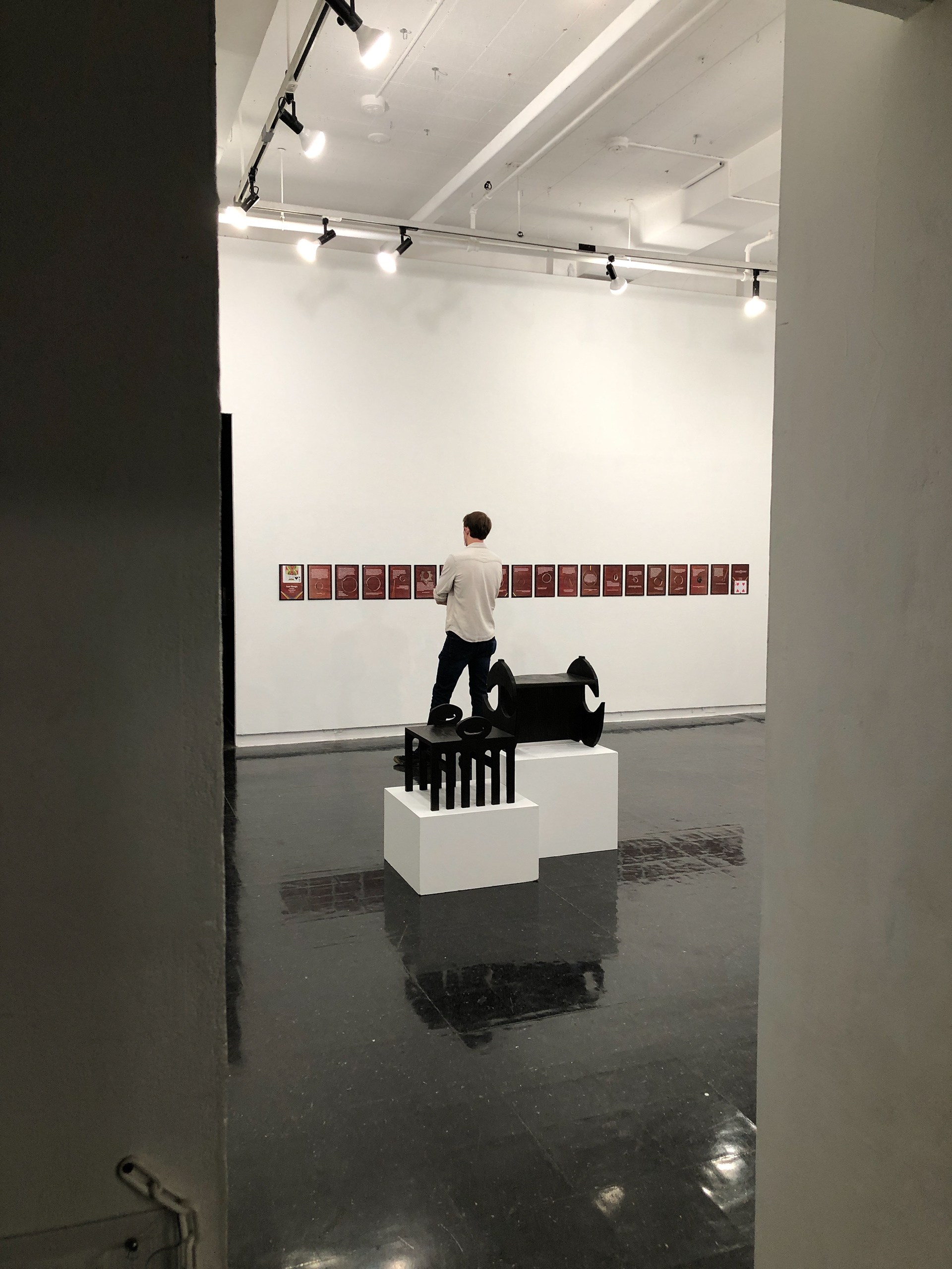 The Hoop Zine installed at the Anderson Gallery VCU
