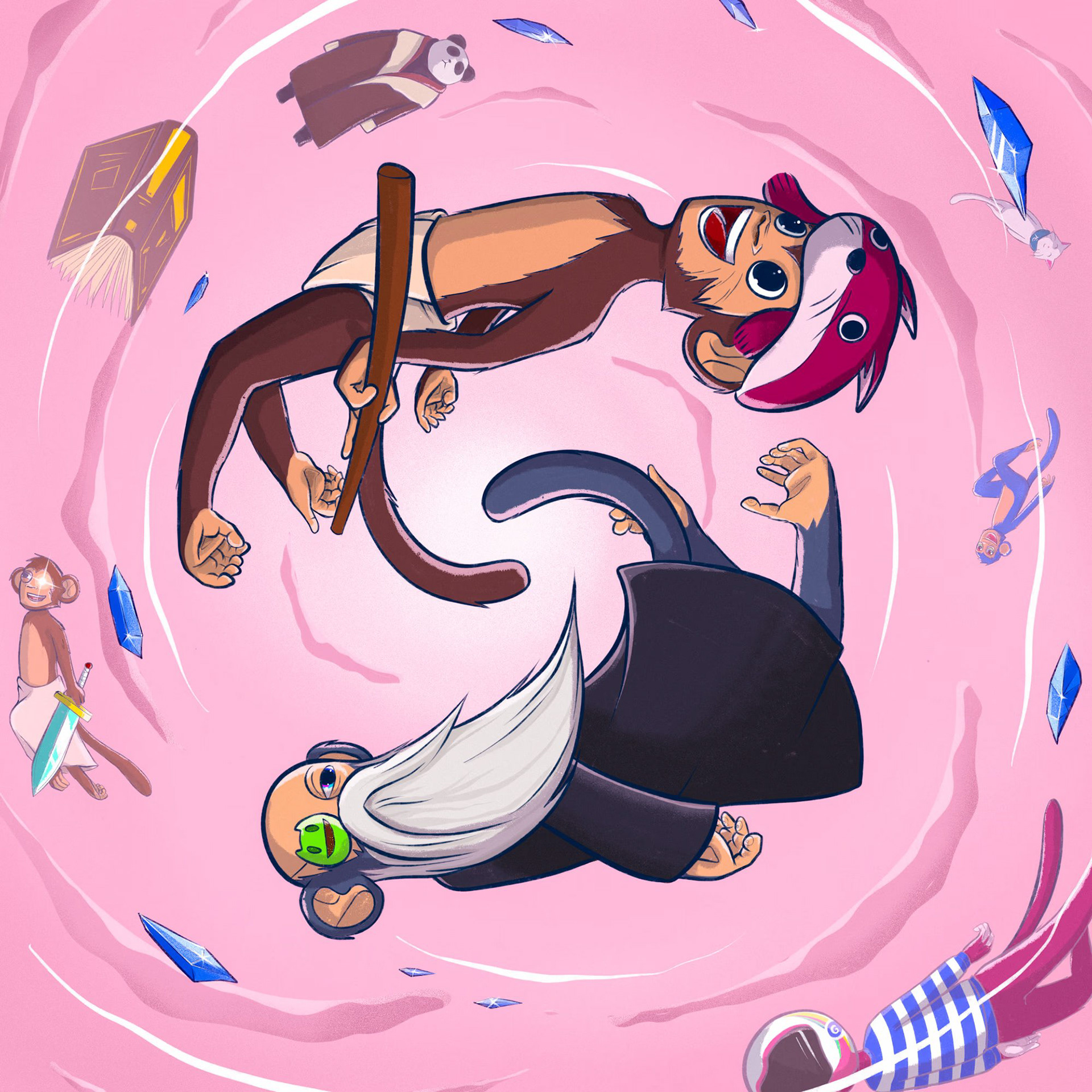 'Floating Chimpverse' • 1/1