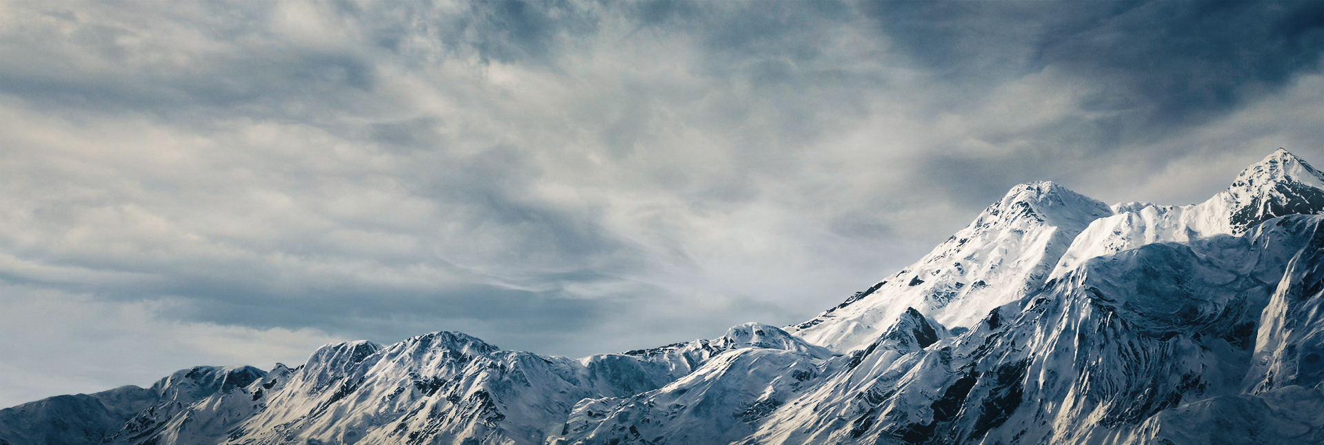 Snowy Mountains / (World Machine, Quixel Mixer, Photoshop)