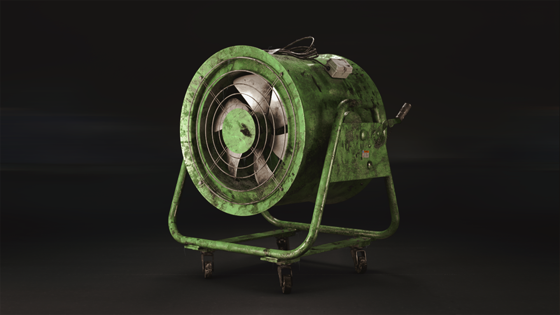 Industrial Fan / (3ds max, Substance Painter, Photoshop)