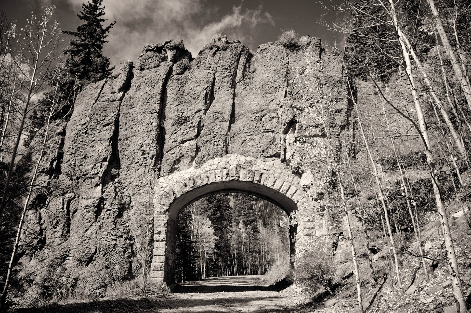 Tunnel near Spanish Peaks