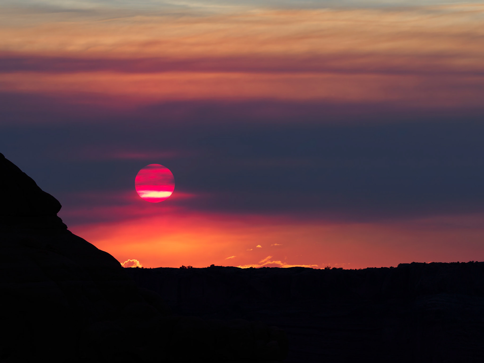 Sunset Arches National Park