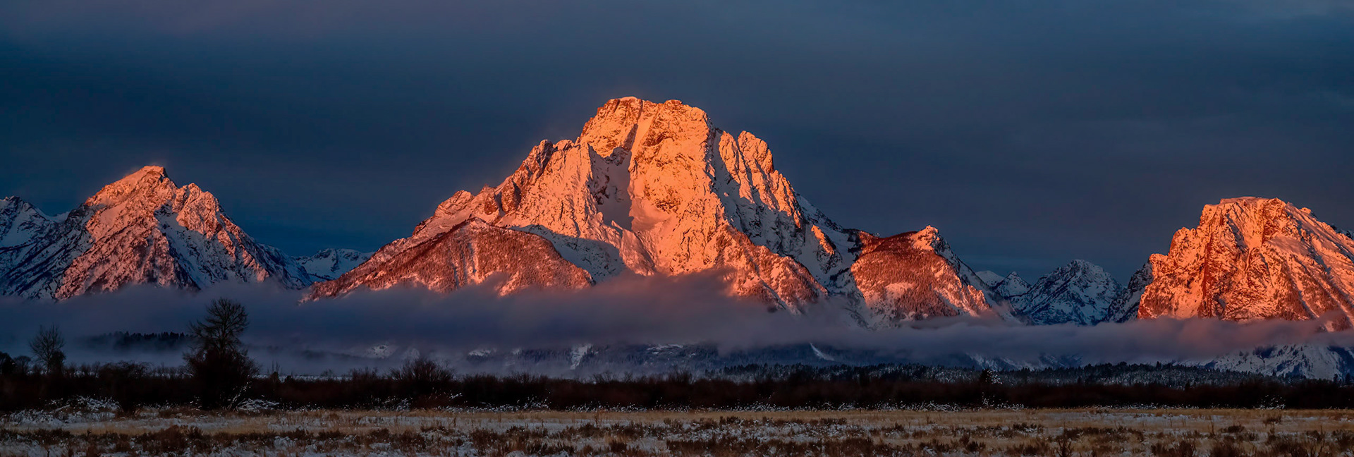 Sunrise on the Tetons