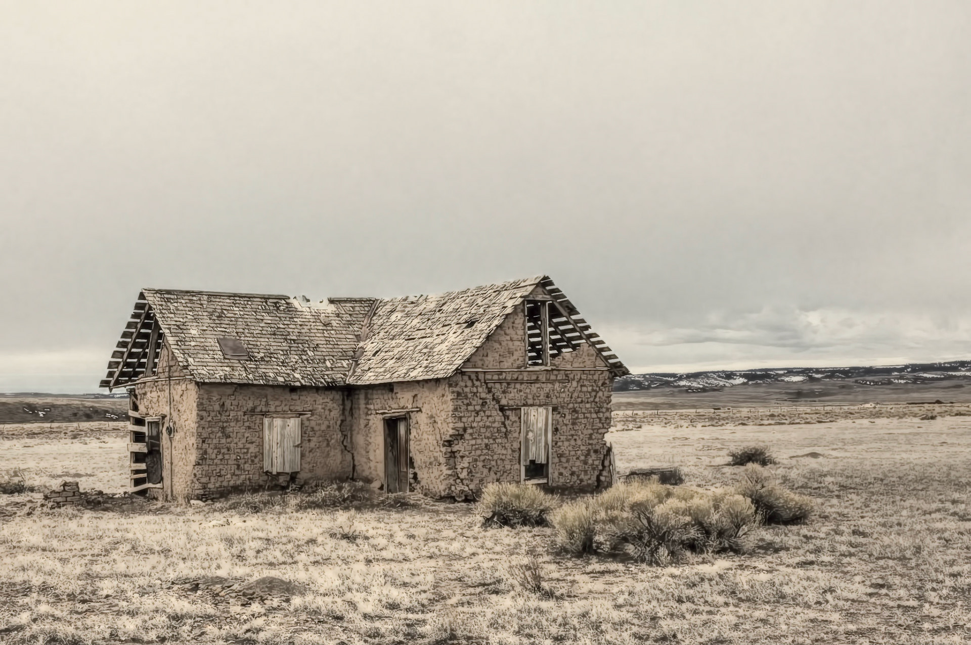 Abandoned Adobe Home