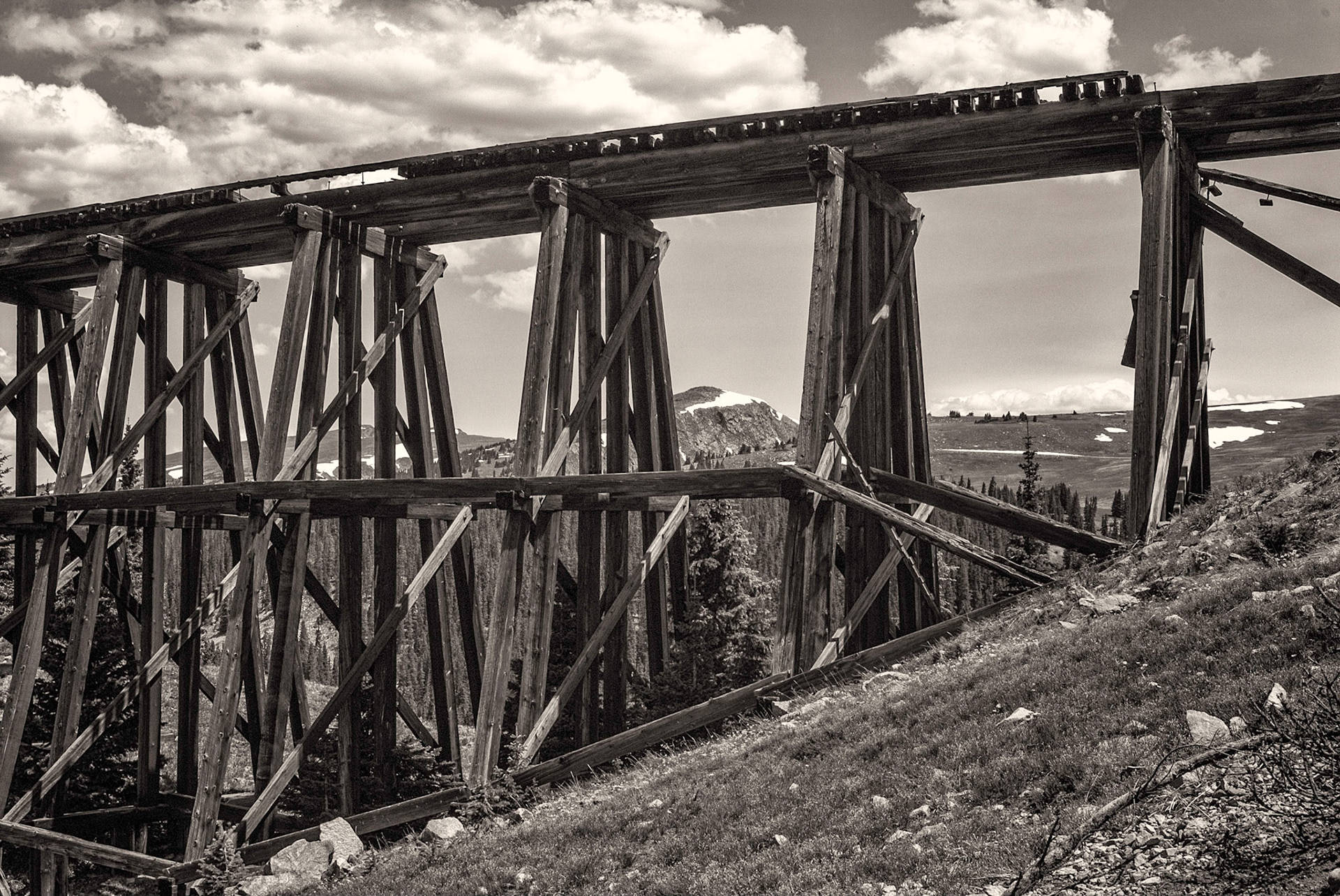 Railroad Trestle Near Winter Park Colorado