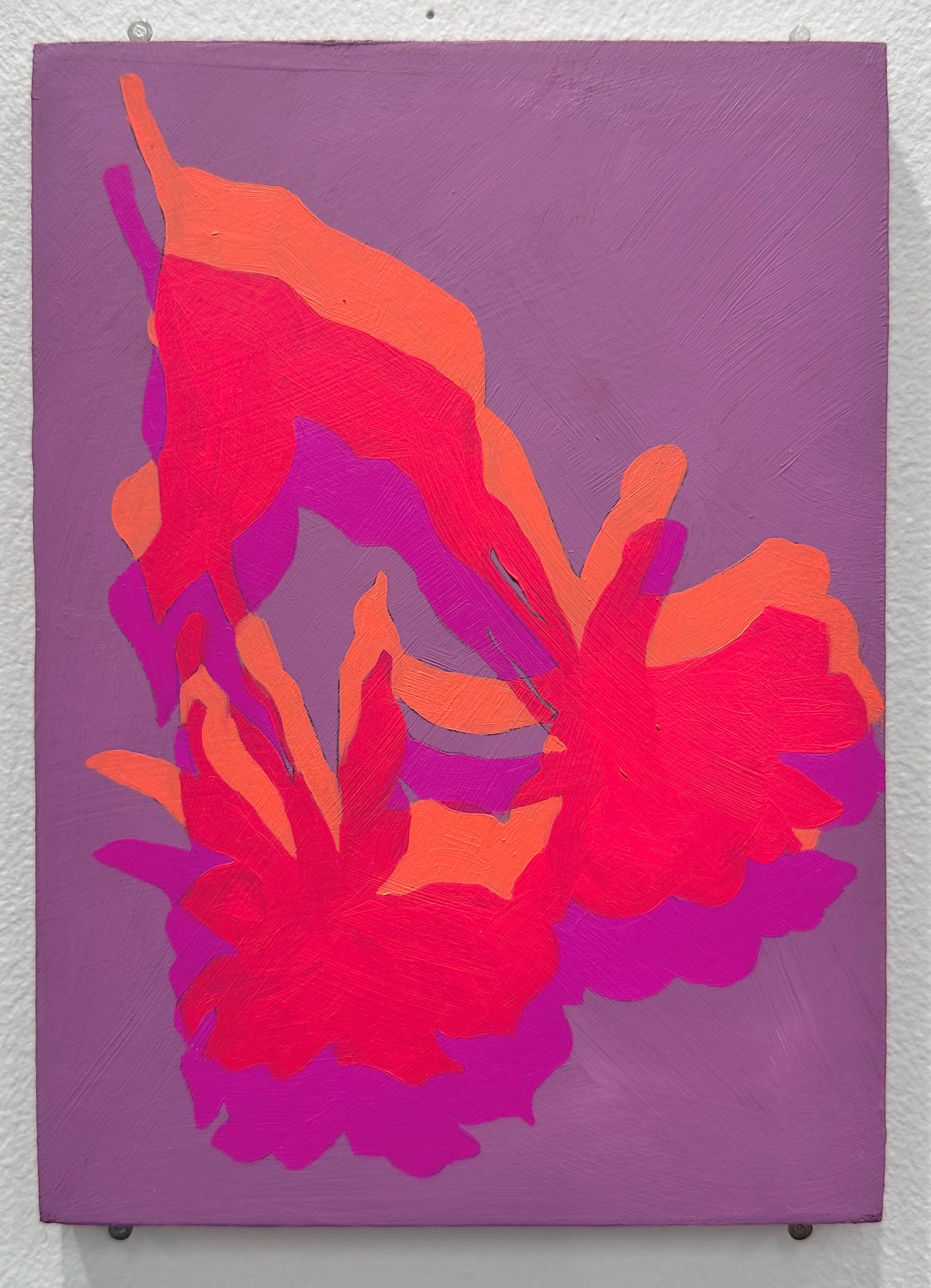 Fuchsia Overlay, 5 x 8, oil on MDF