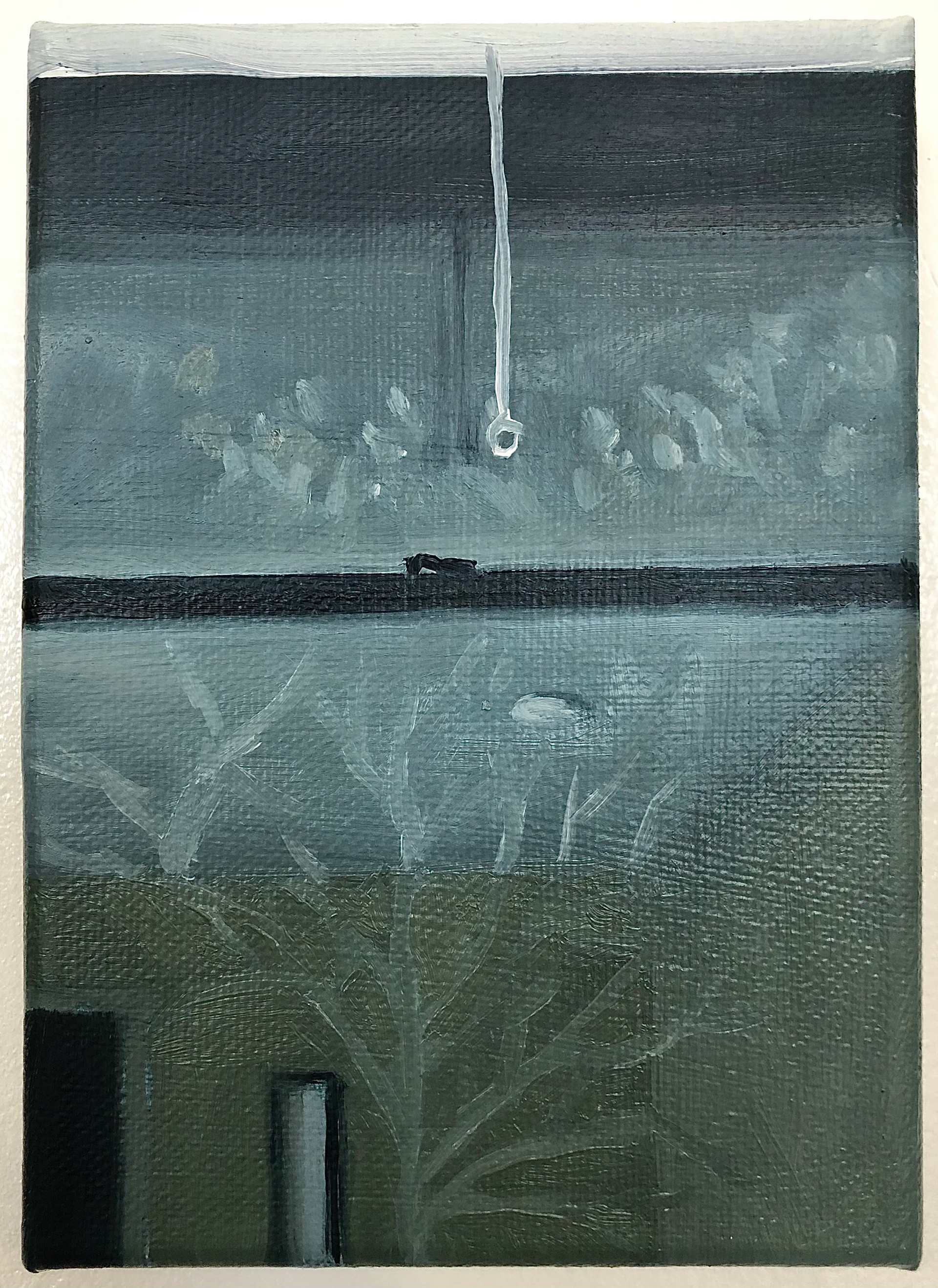 Study of a Tree in My Room, 5" x 8."