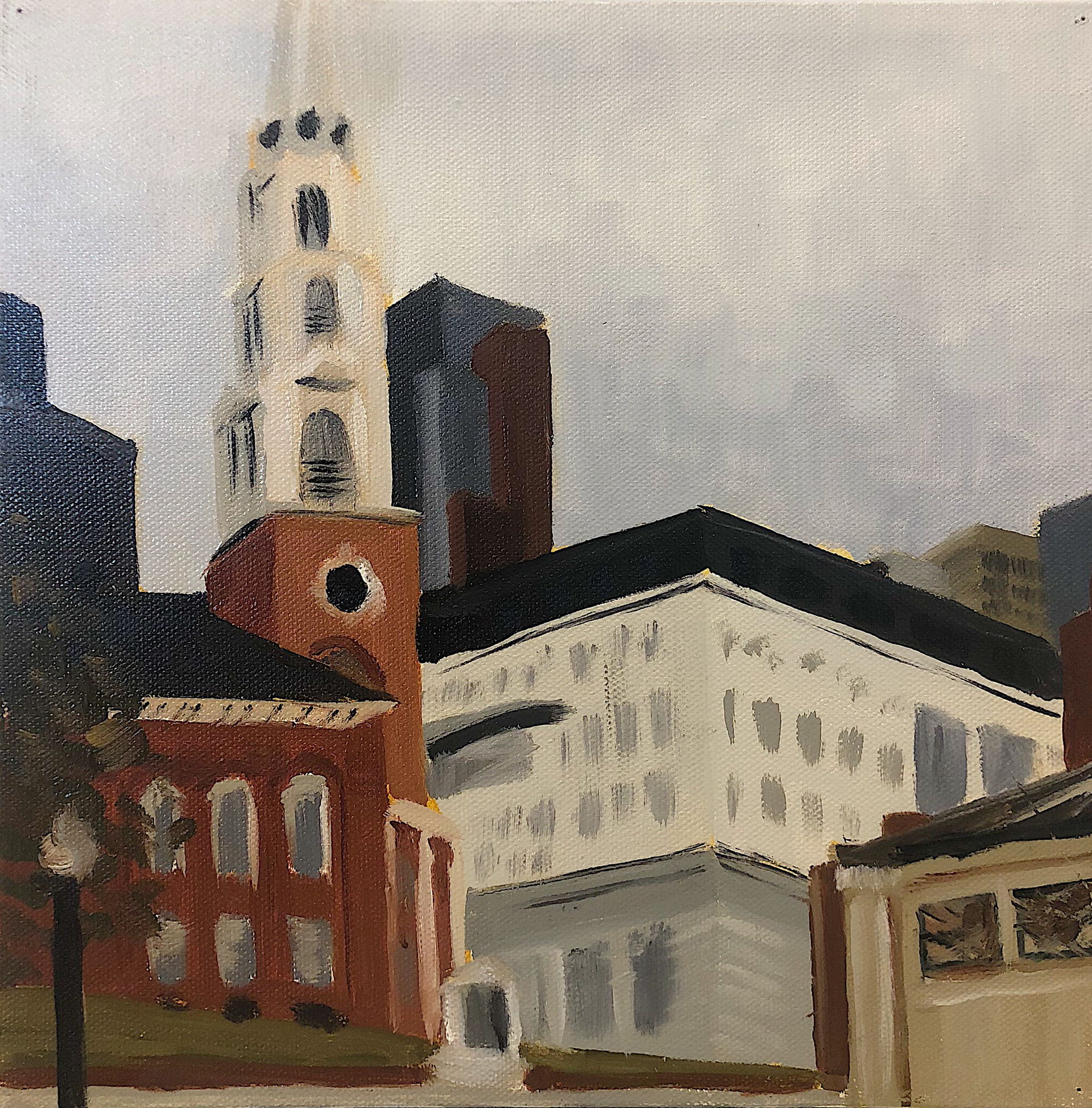 *NFS* Park Street Church, 10"x 10"