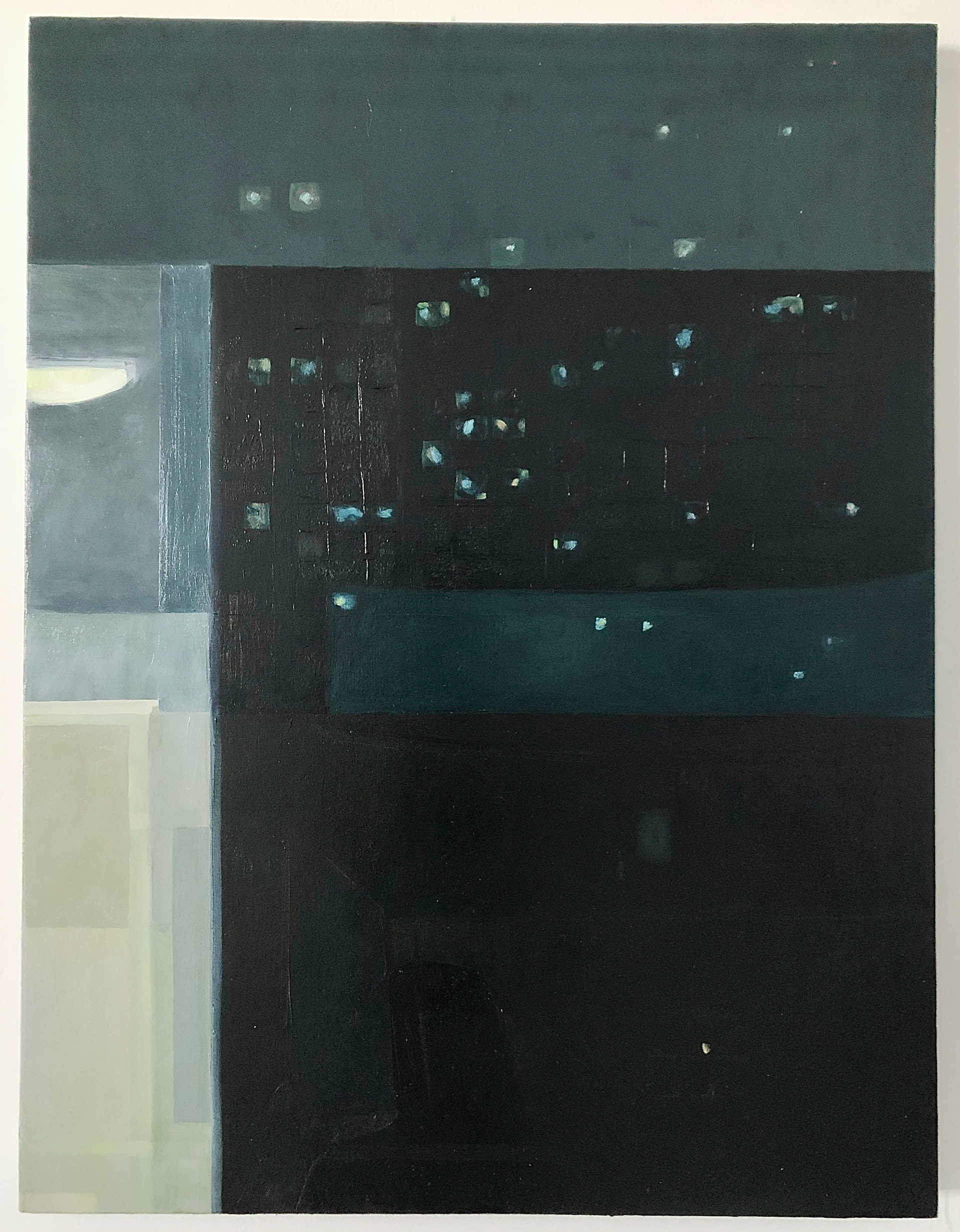 The Neighborhood, 34" x 26"