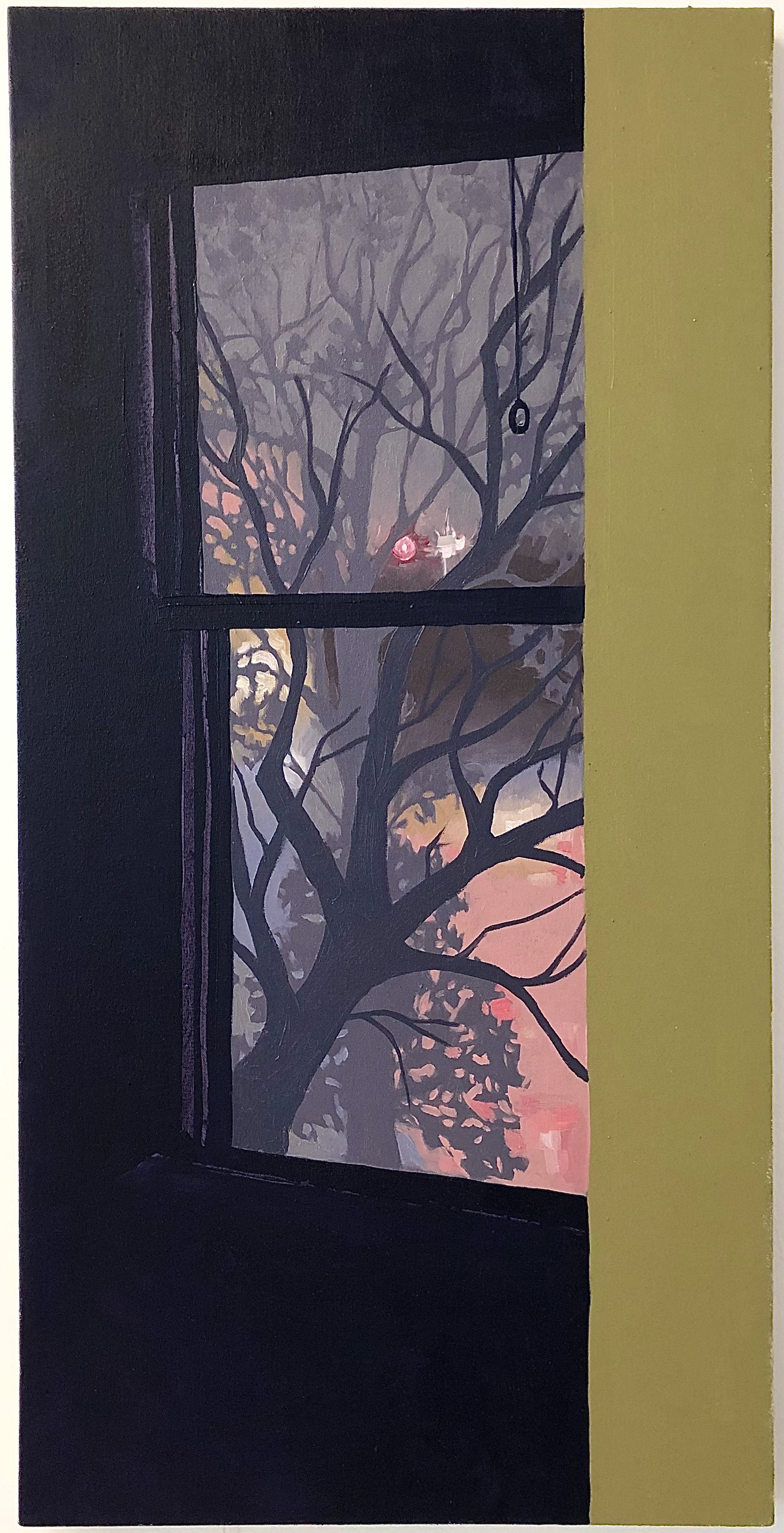 After the Night Rain, 34" x 17."