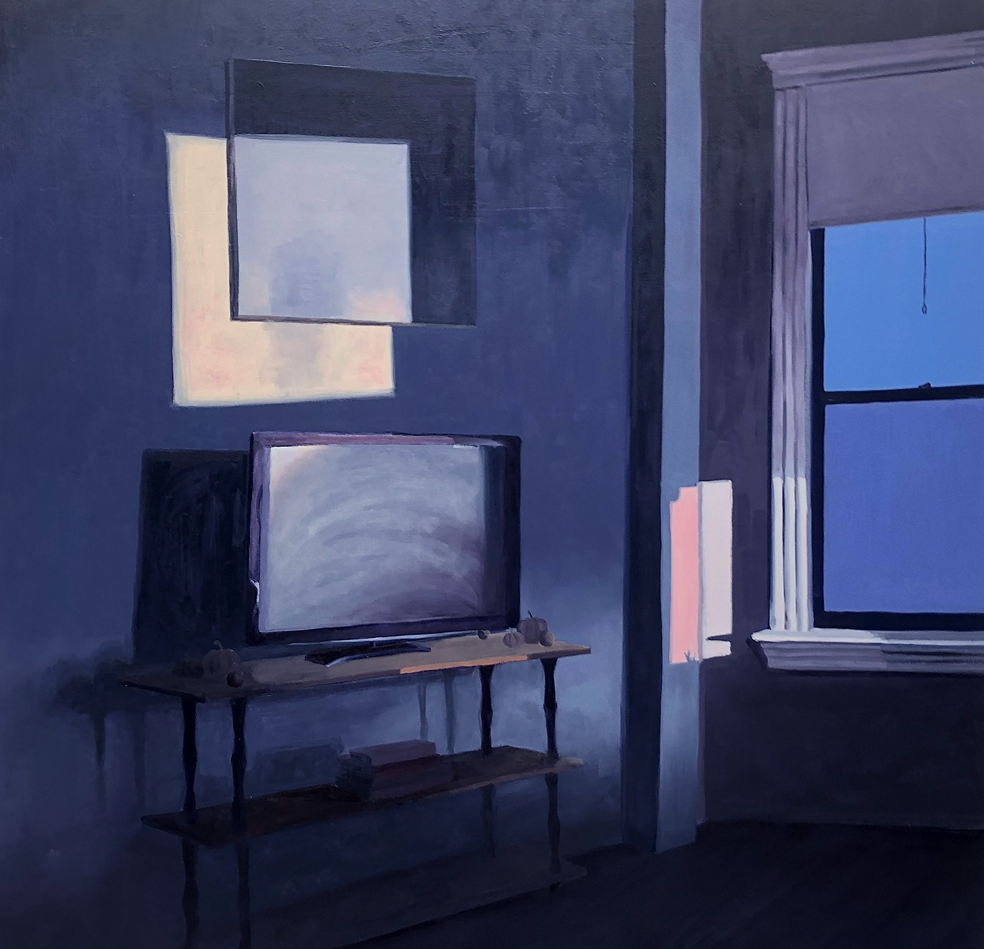 Composition in Blue, 32" x 33"