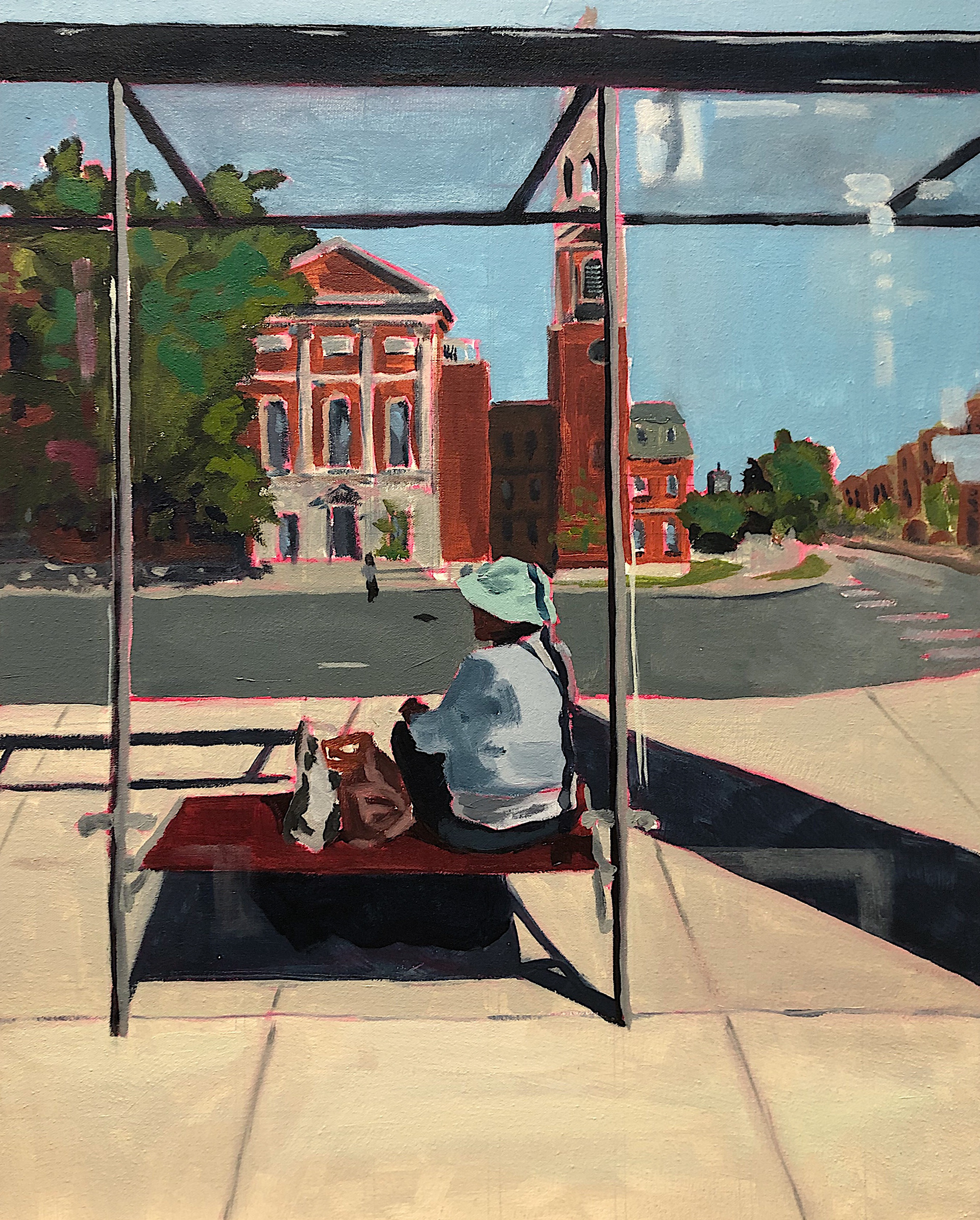 *SOLD* Waiting on the 47, I,  16"x 20"