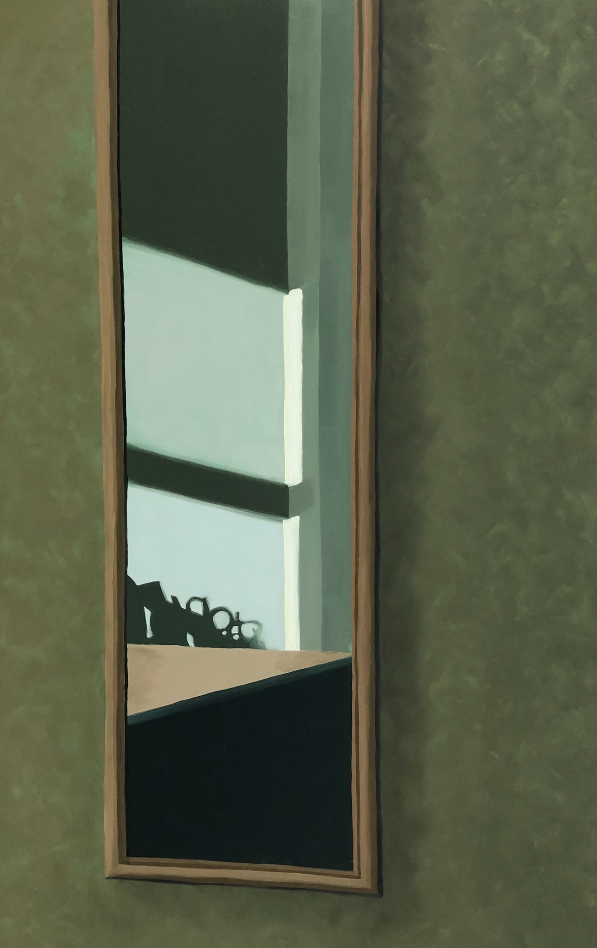 The Law of Reflection, 32" x 50"