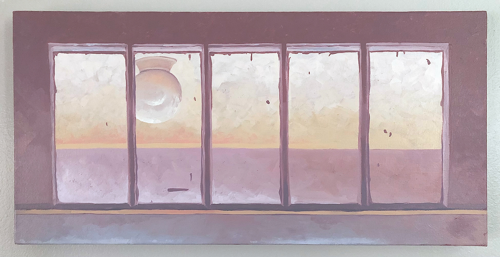 The Sun Sets on my Indifference, 24 x 12 inches