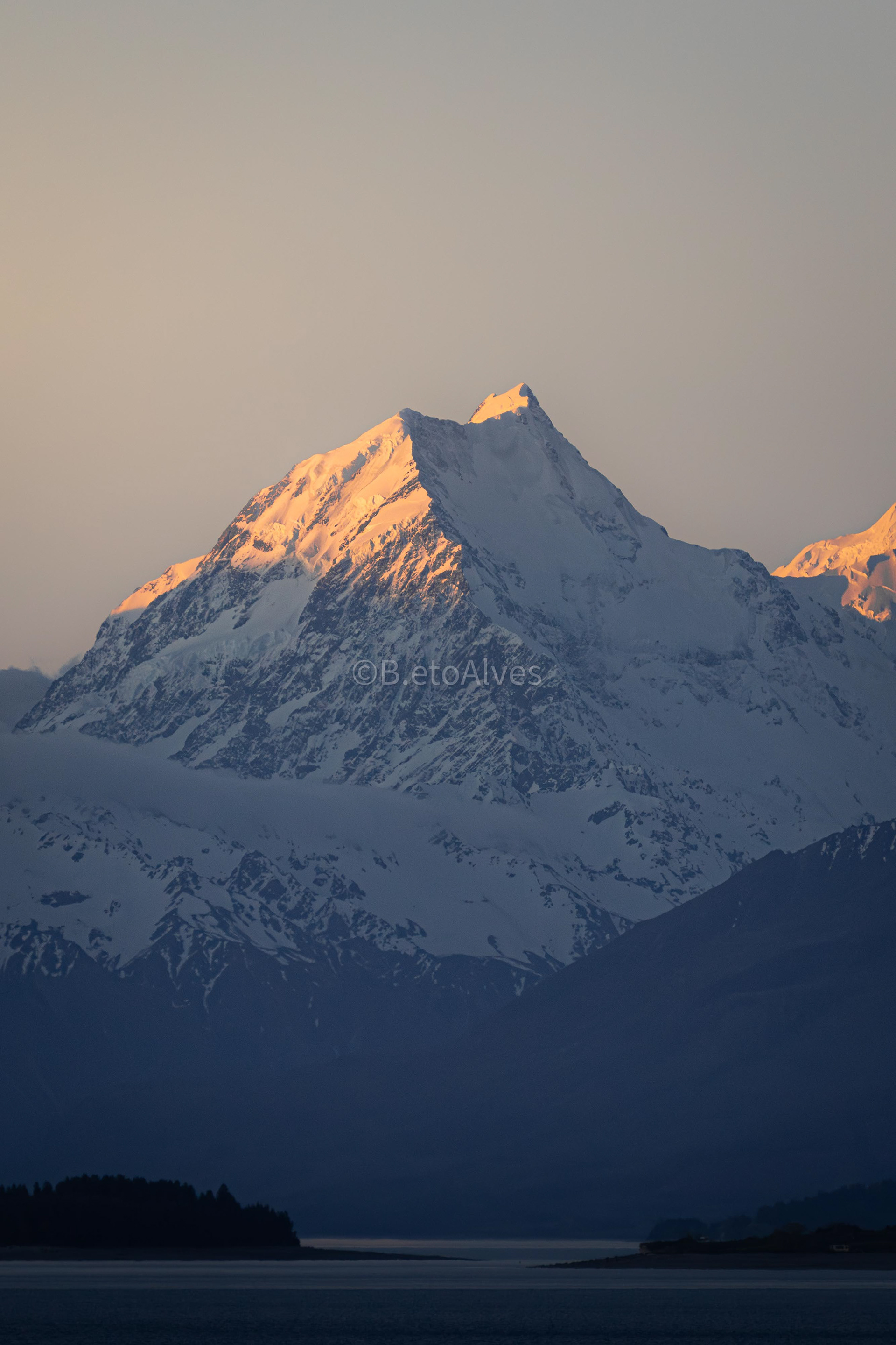 Sunset at Aoraki, 2024