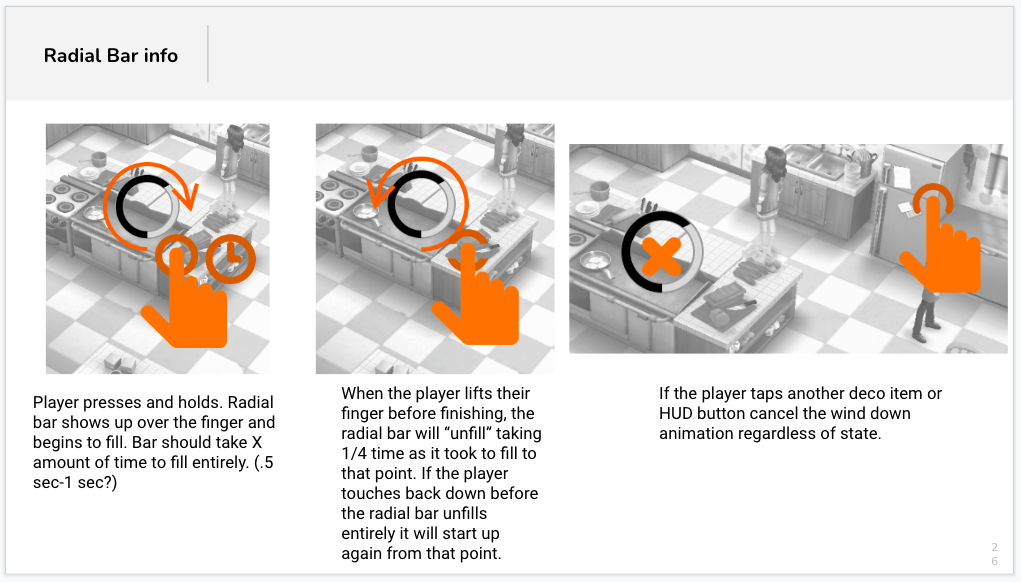 This page describes the different possible ways for the user to interact while trying to enter Select Mode