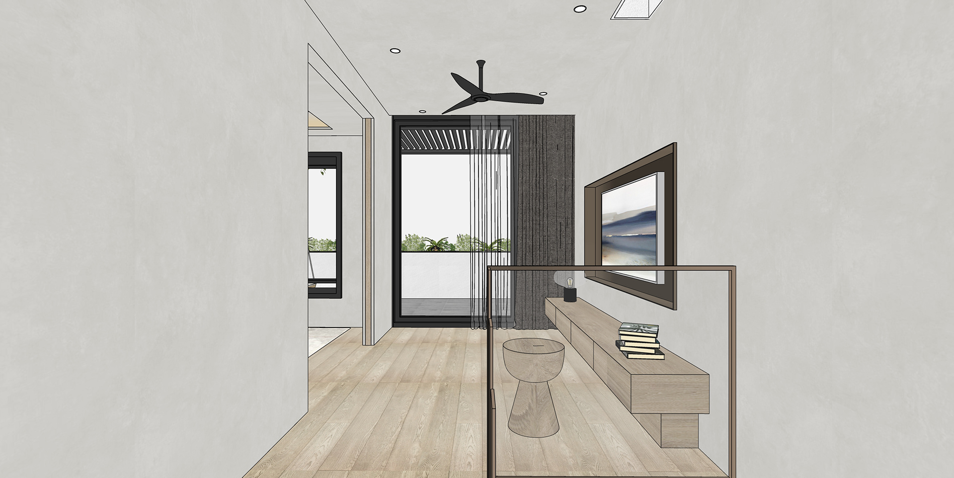 L3 MASTER LOUNGE & BEDROOM VIEW 1