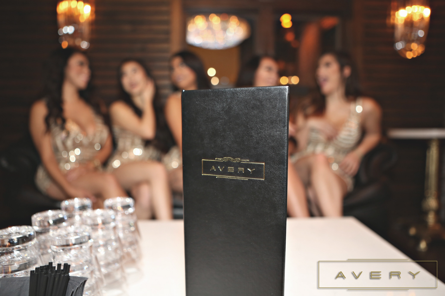 Avery Lounge Bottle Menu