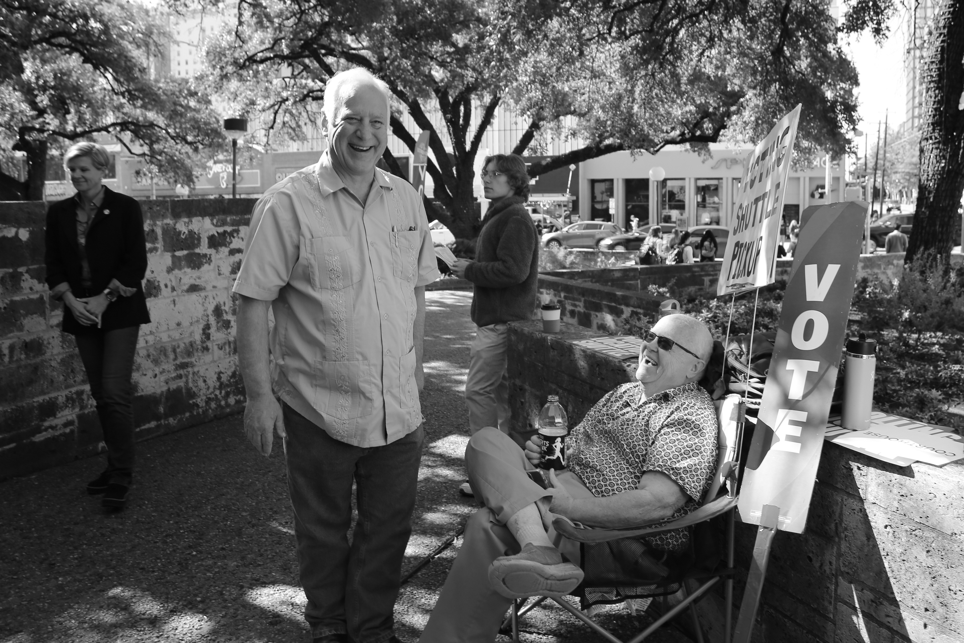 Mayor Kirk Watson and Former State Representative Glen Maxey