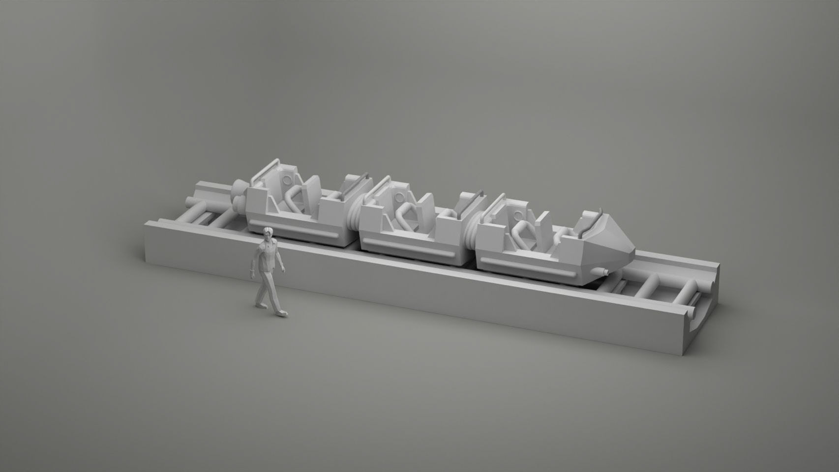 3d model of original ride vehicle